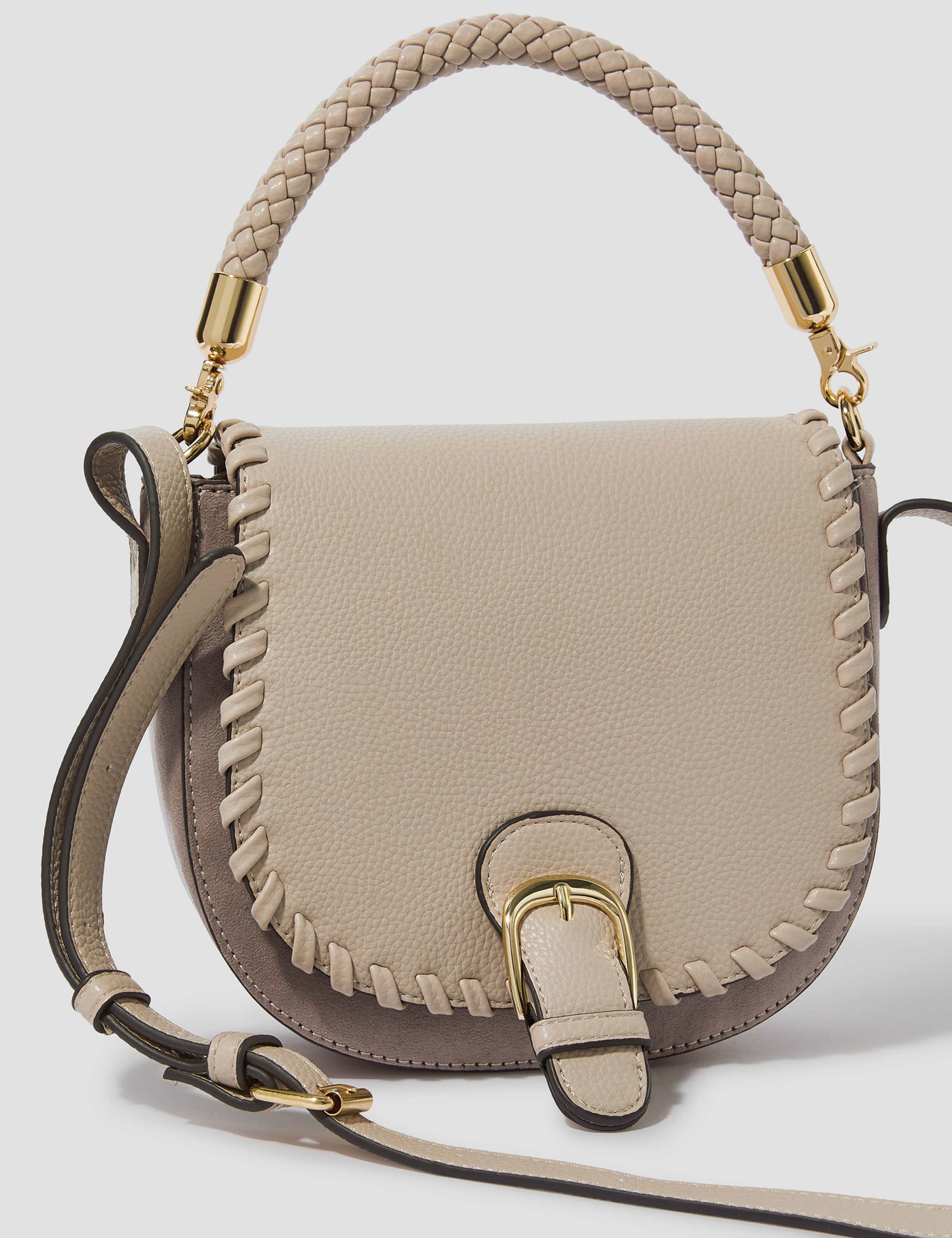Woven Satchel Cross Body Bag 2 of 4