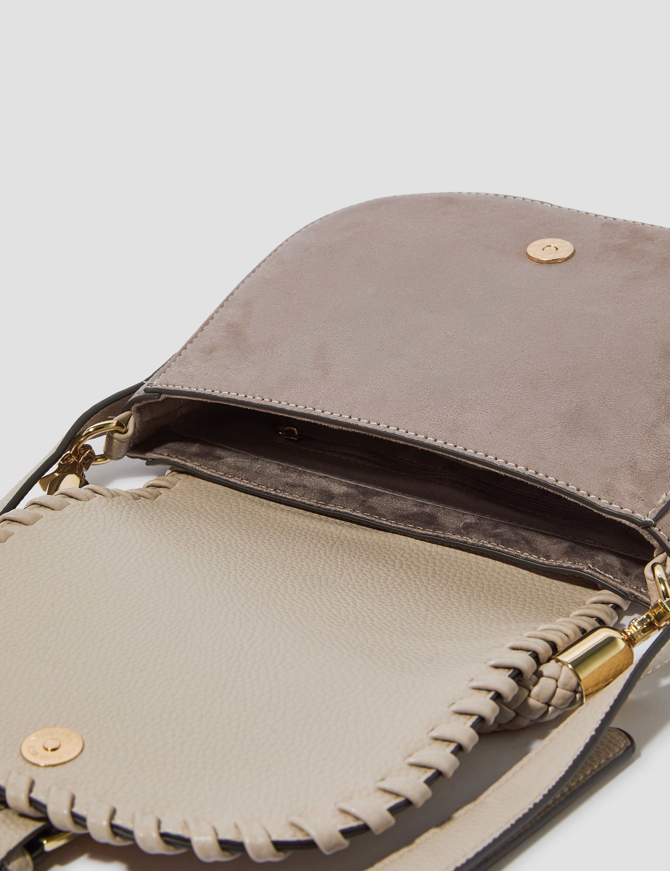 Woven Satchel Cross Body Bag 3 of 4