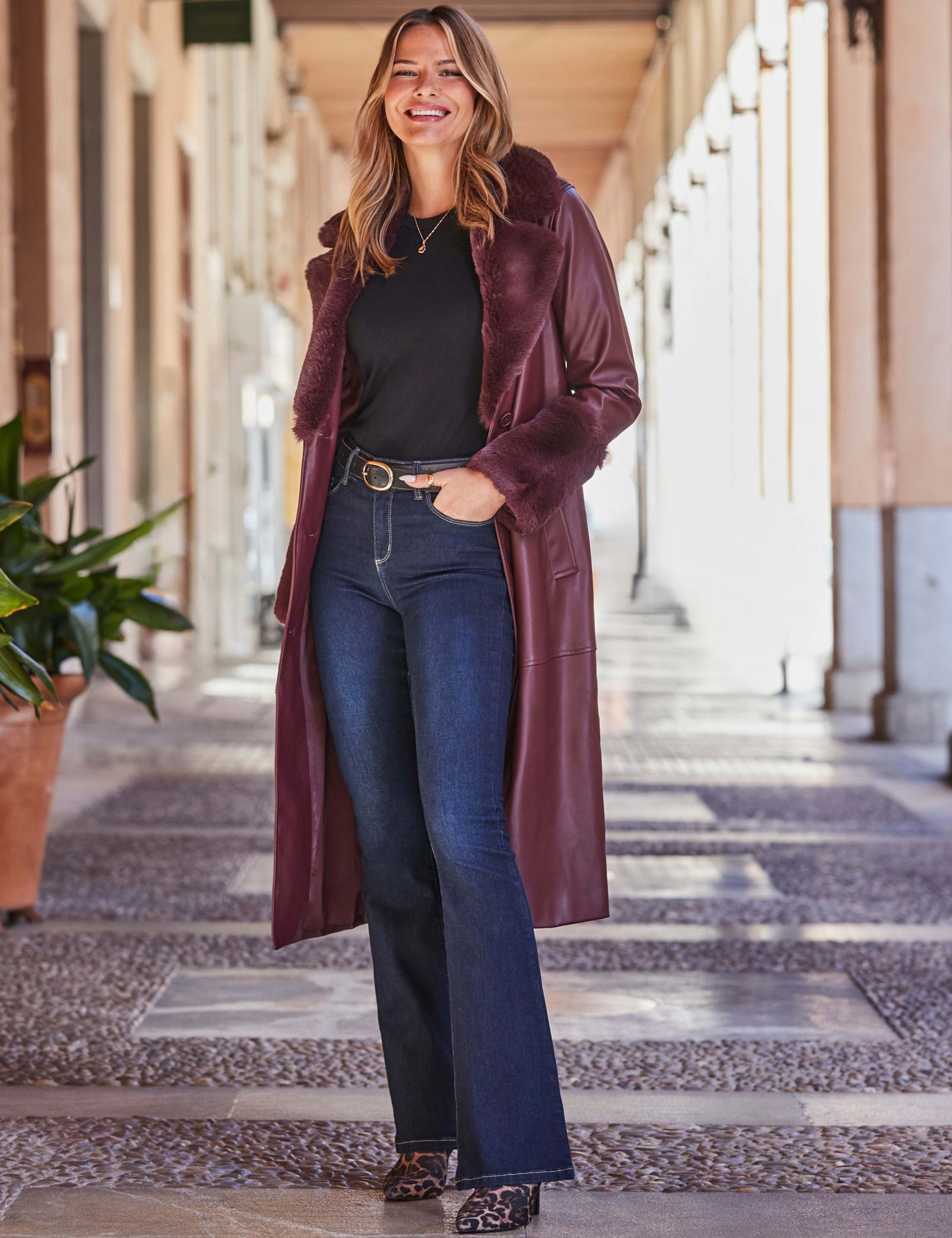 Mid Rise Bootcut Jeans 3 of 7