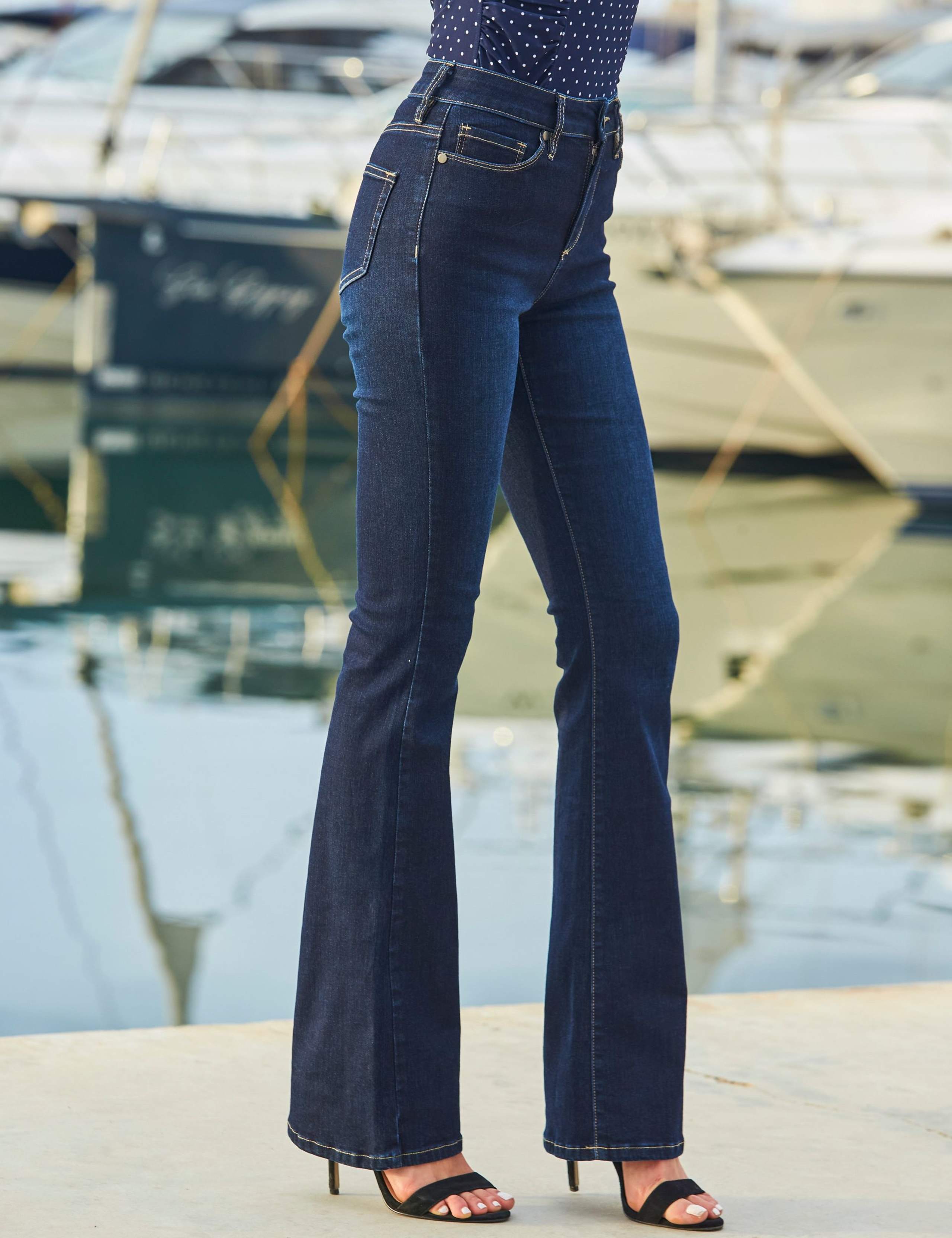 Mid Rise Bootcut Jeans 6 of 7