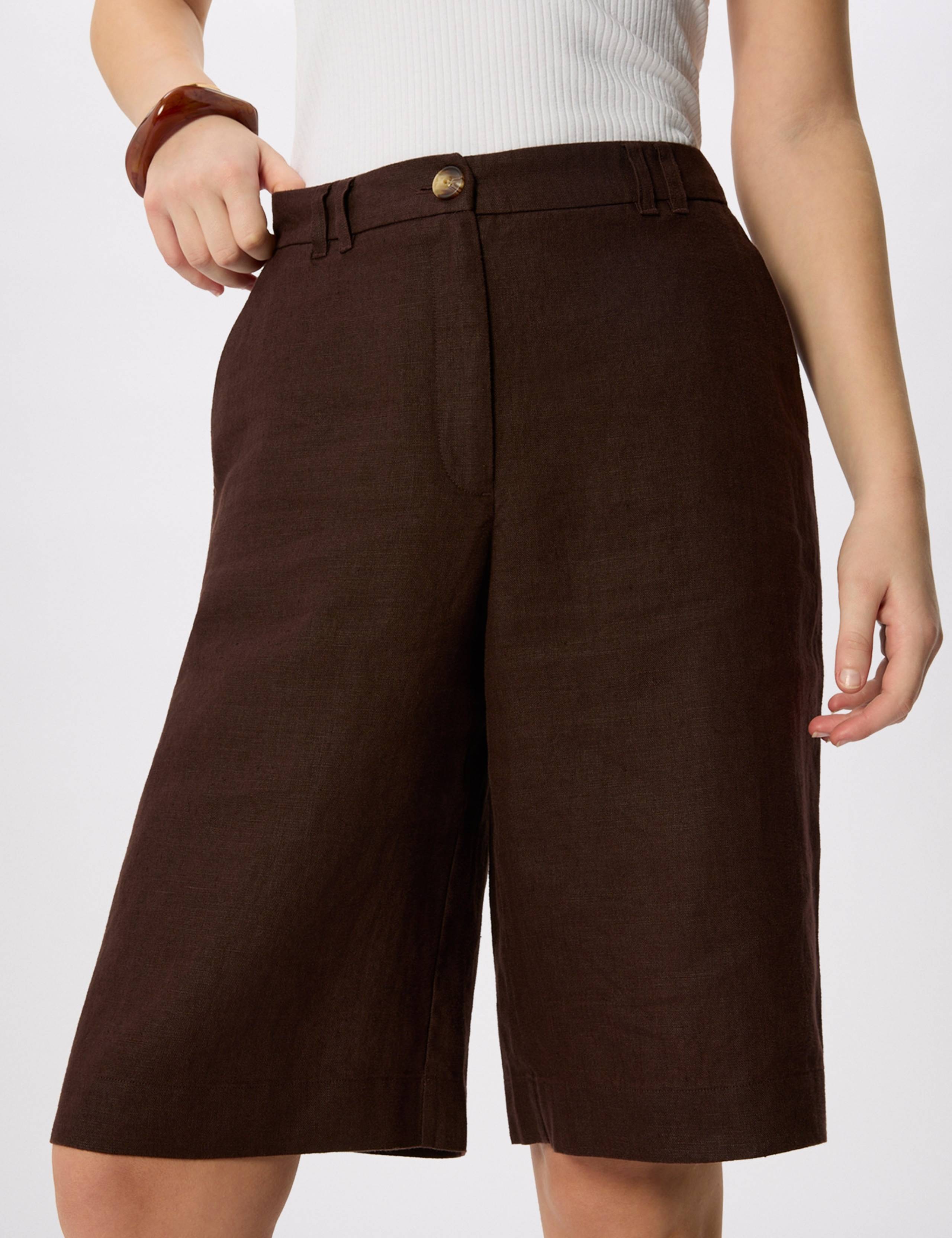 Pure Linen Bermuda Shorts 4 of 6
