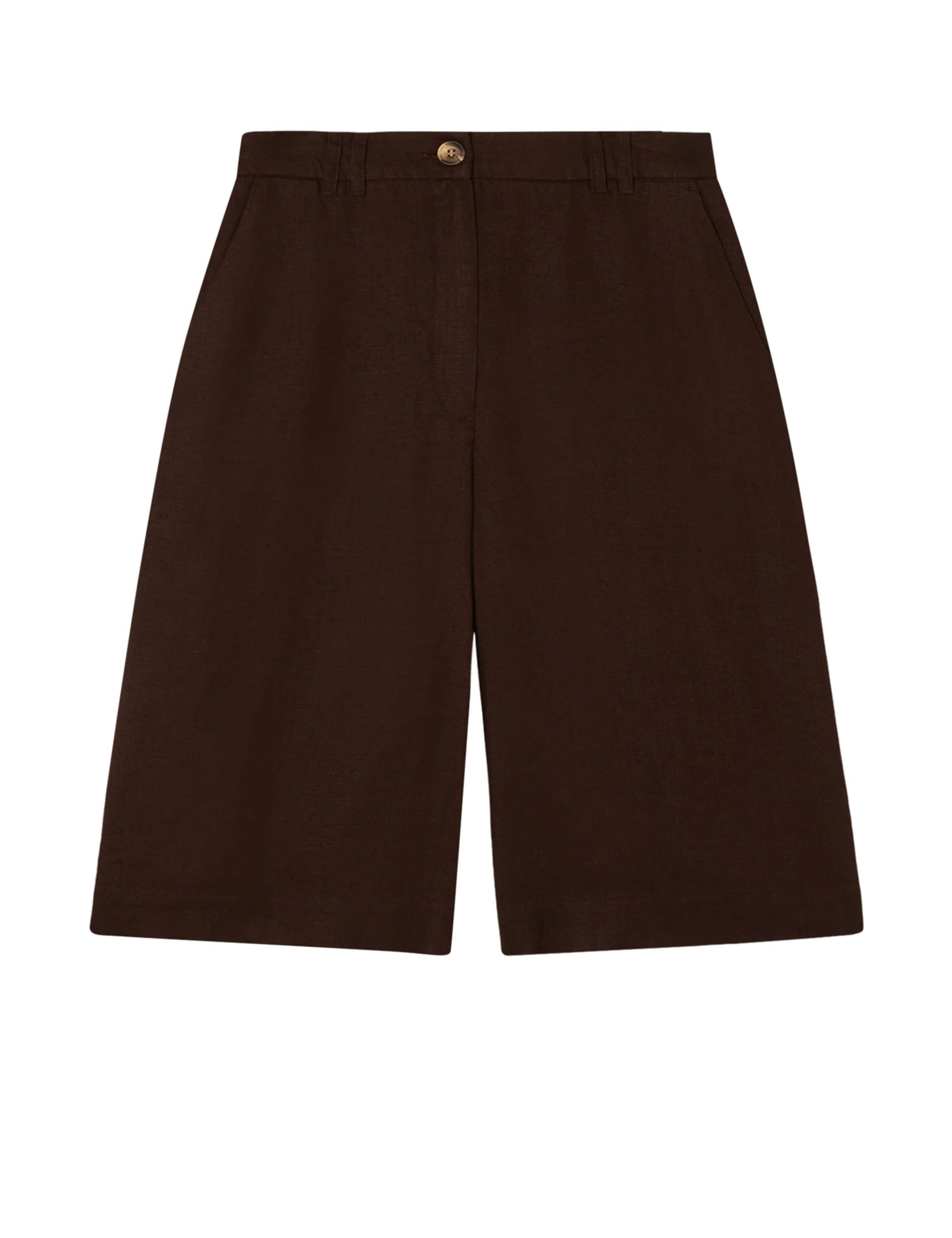 Pure Linen Bermuda Shorts 2 of 6