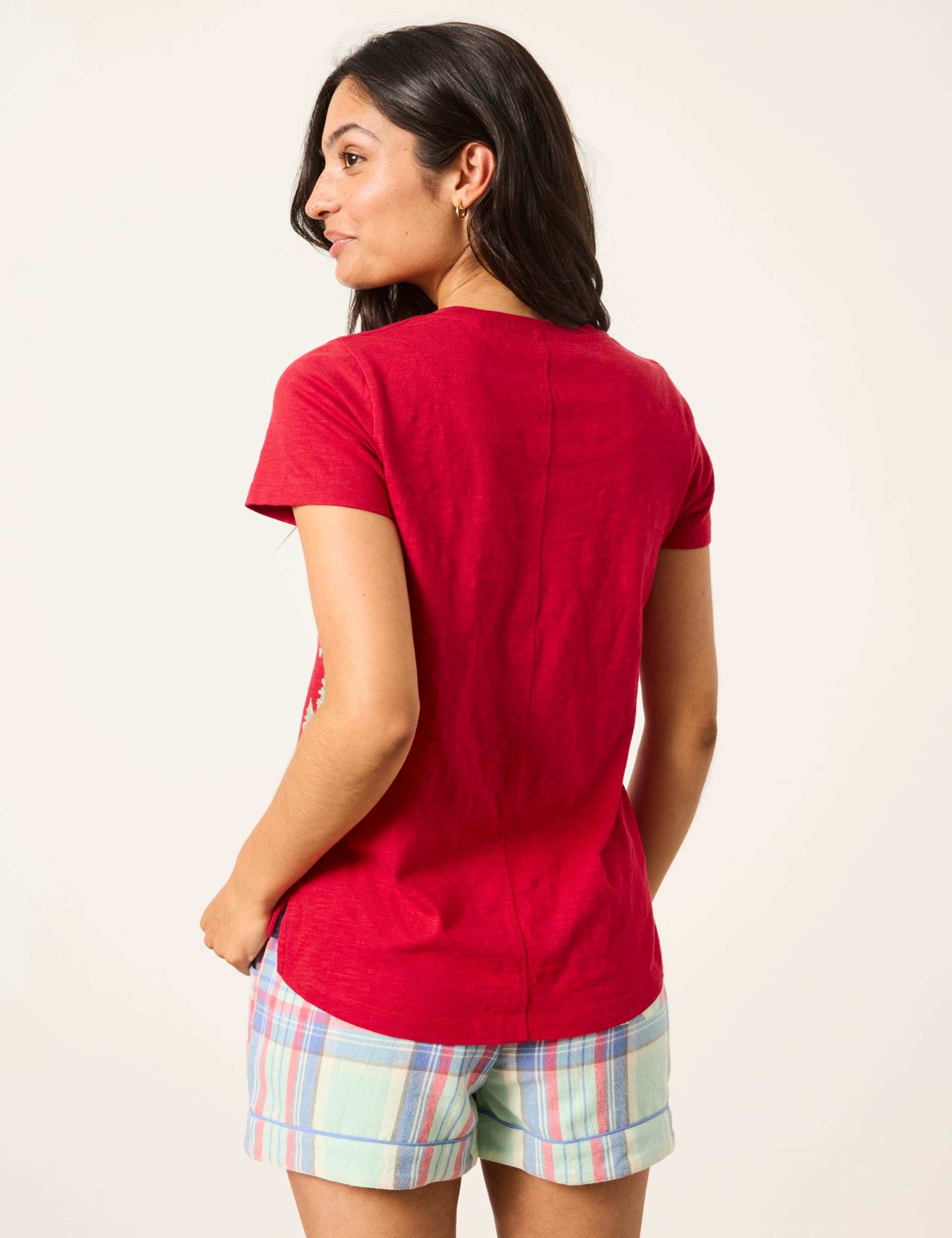 Pure Cotton Graphic Pyjama T-Shirt 6 of 6