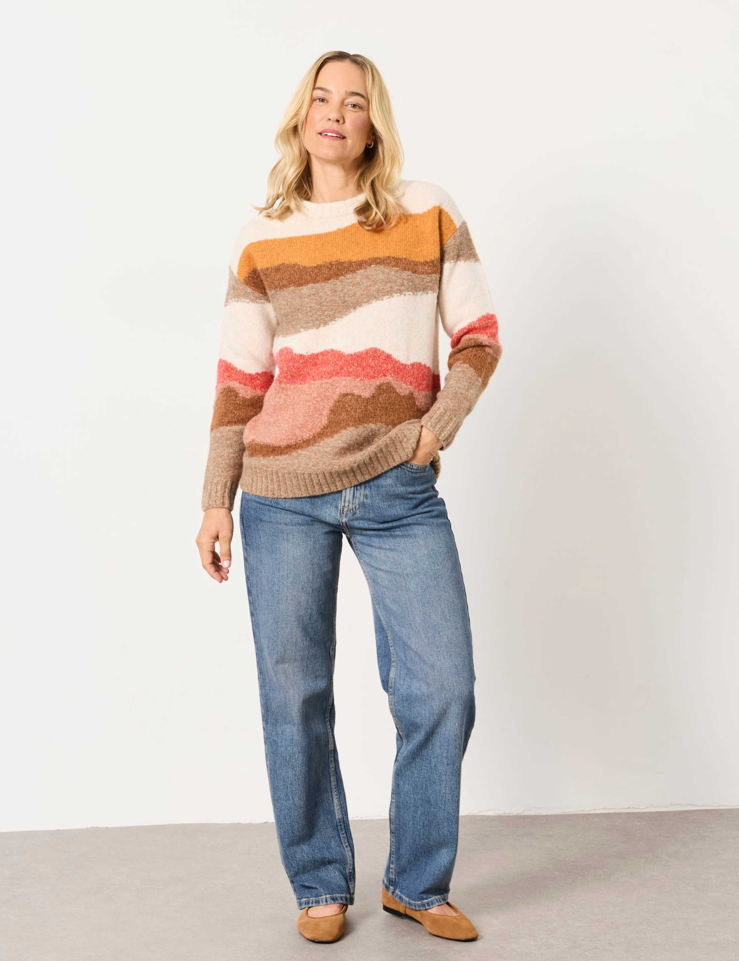 Wool Blend Abstract Jumper 4 of 6
