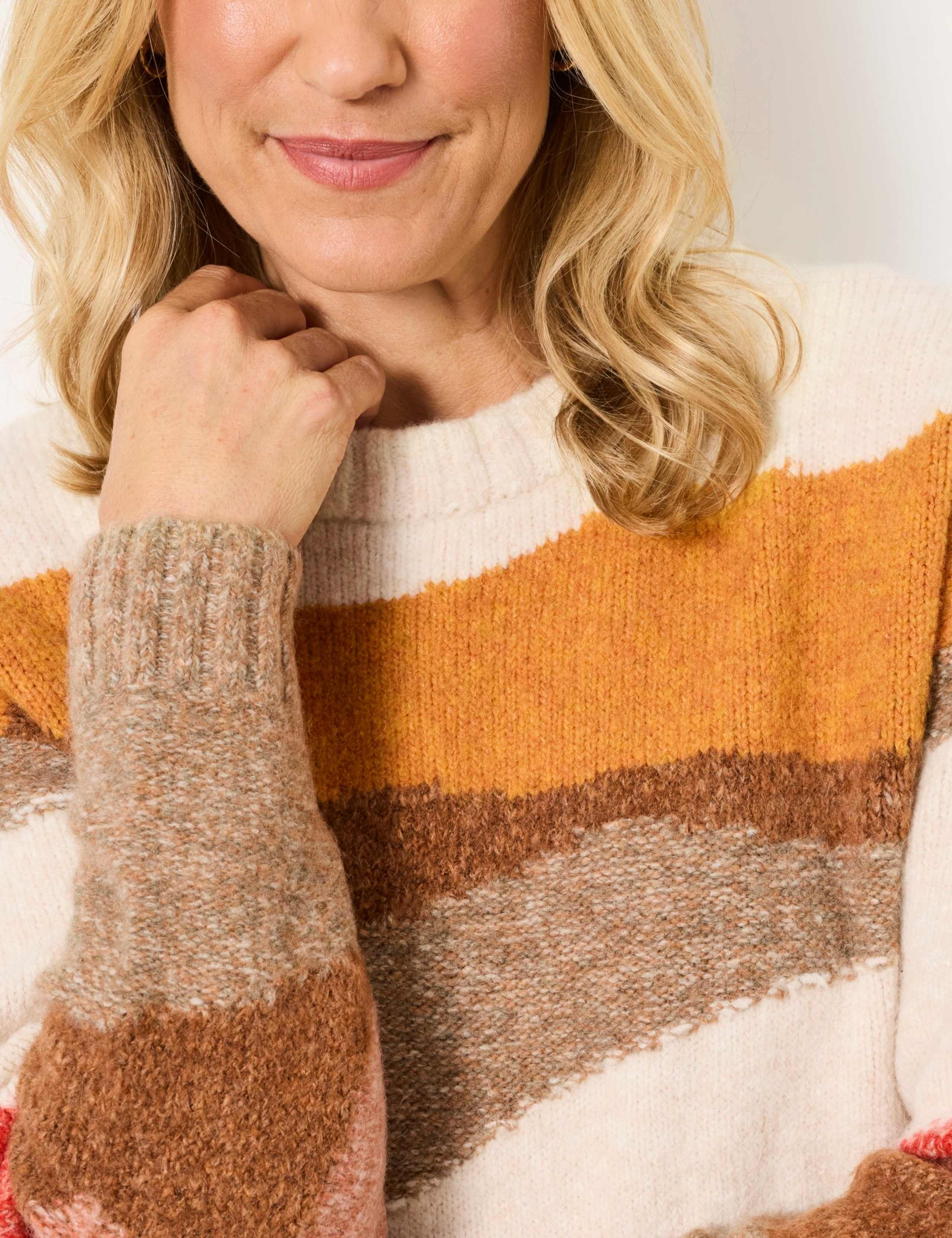 Wool Blend Abstract Jumper 6 of 6