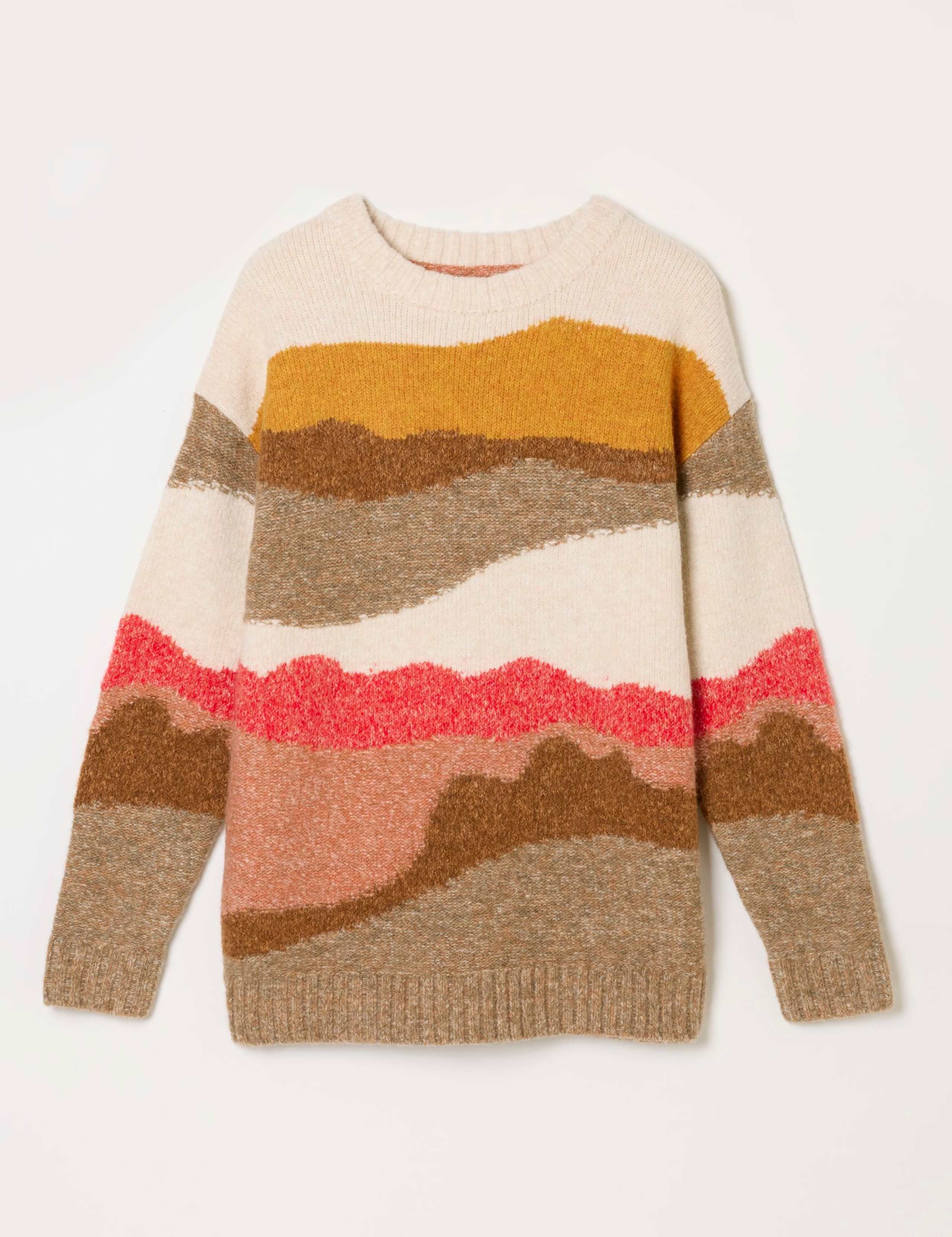 Wool Blend Abstract Jumper 2 of 6