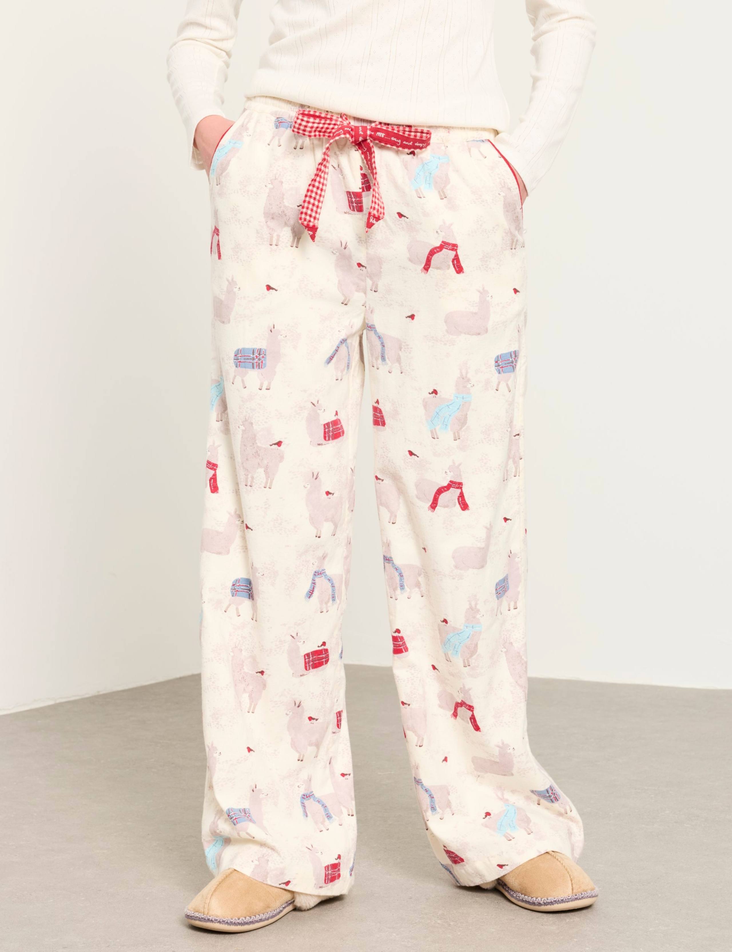 Pure Cotton Pyjama Bottoms 1 of 7
