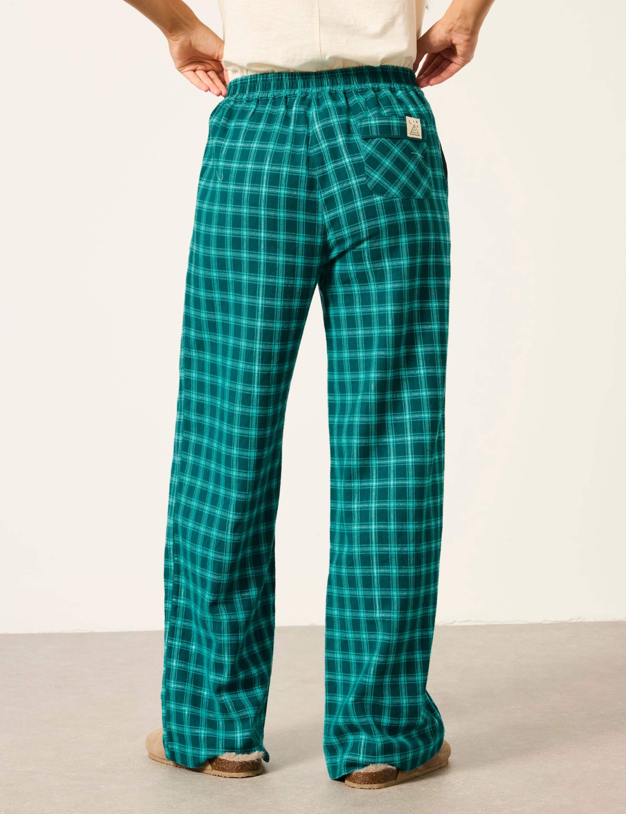 Cotton Rich Sparkle Gingham Pyjama Bottoms 5 of 6