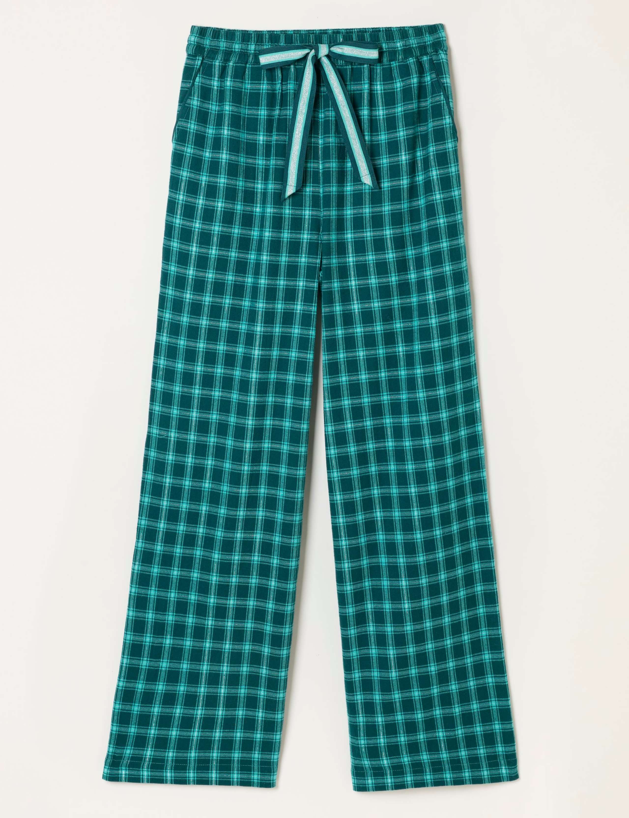 Cotton Rich Sparkle Gingham Pyjama Bottoms 2 of 6