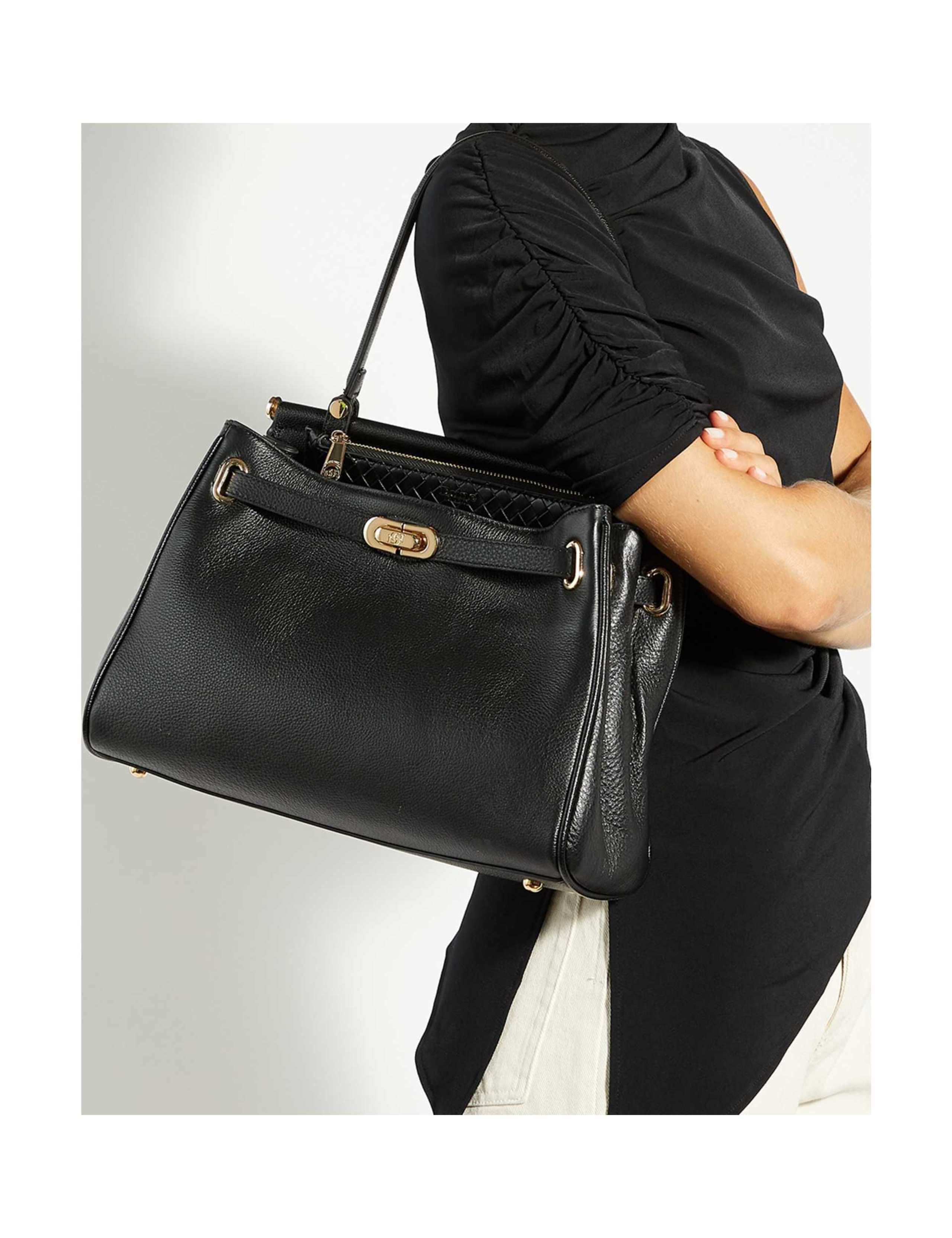 Leather and Faux Leather Slouchy Grab Bag 4 of 6