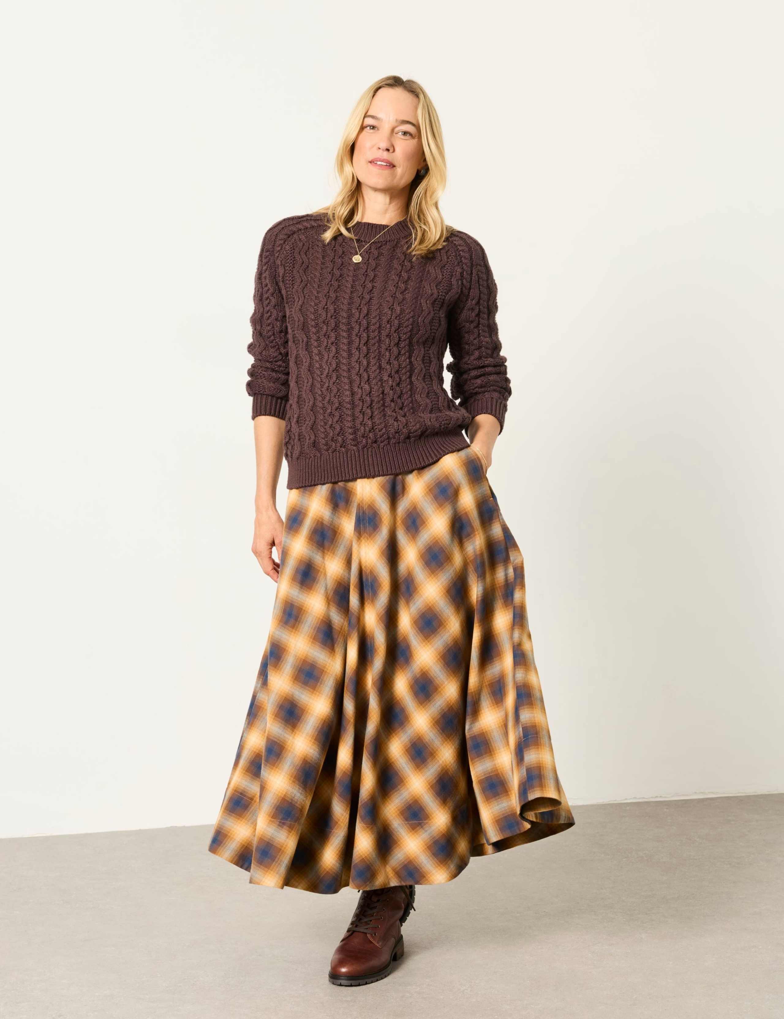 Cotton Rich Cable Knit Jumper 4 of 6