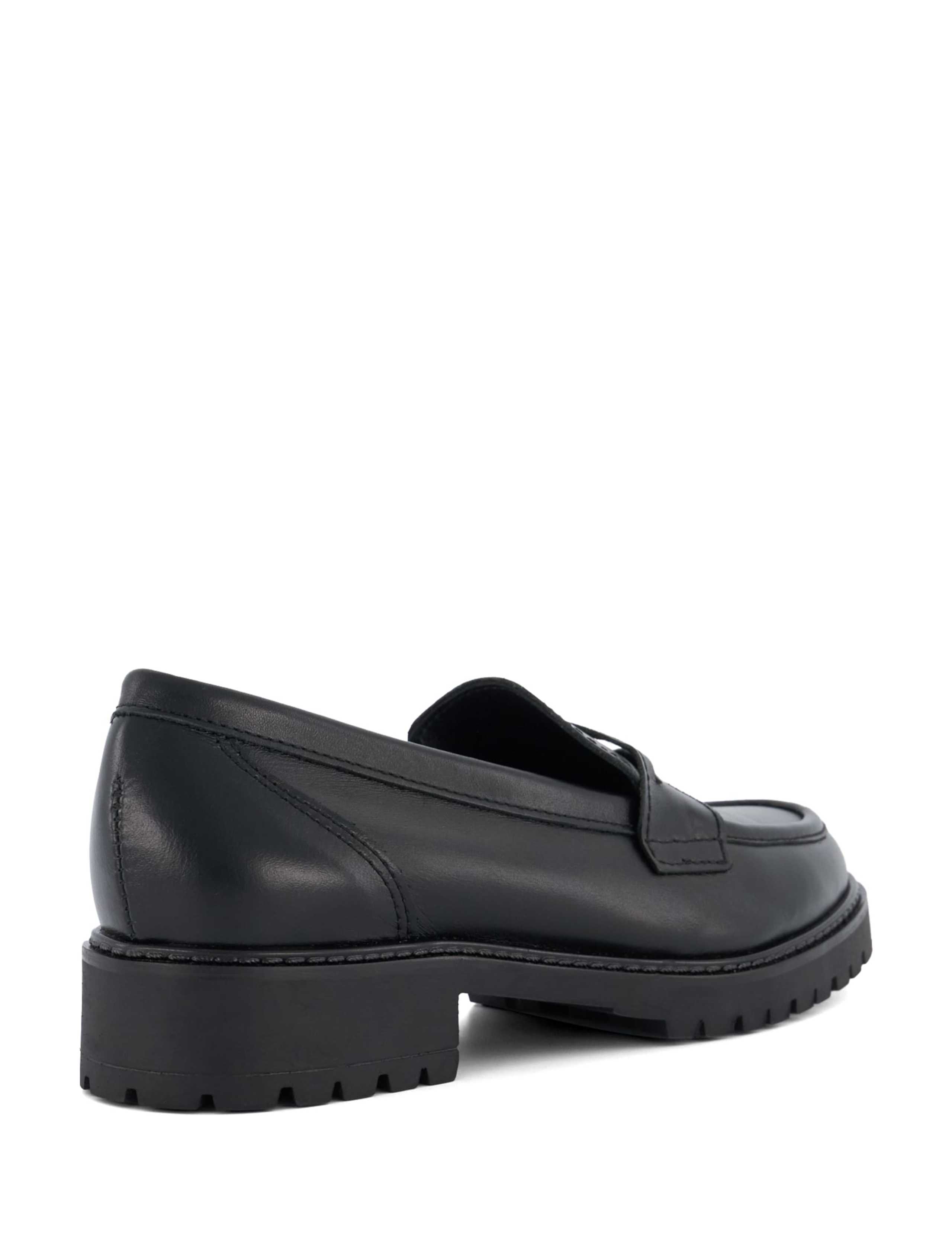 Wide Fit Leather Slip On Loafers 3 of 4