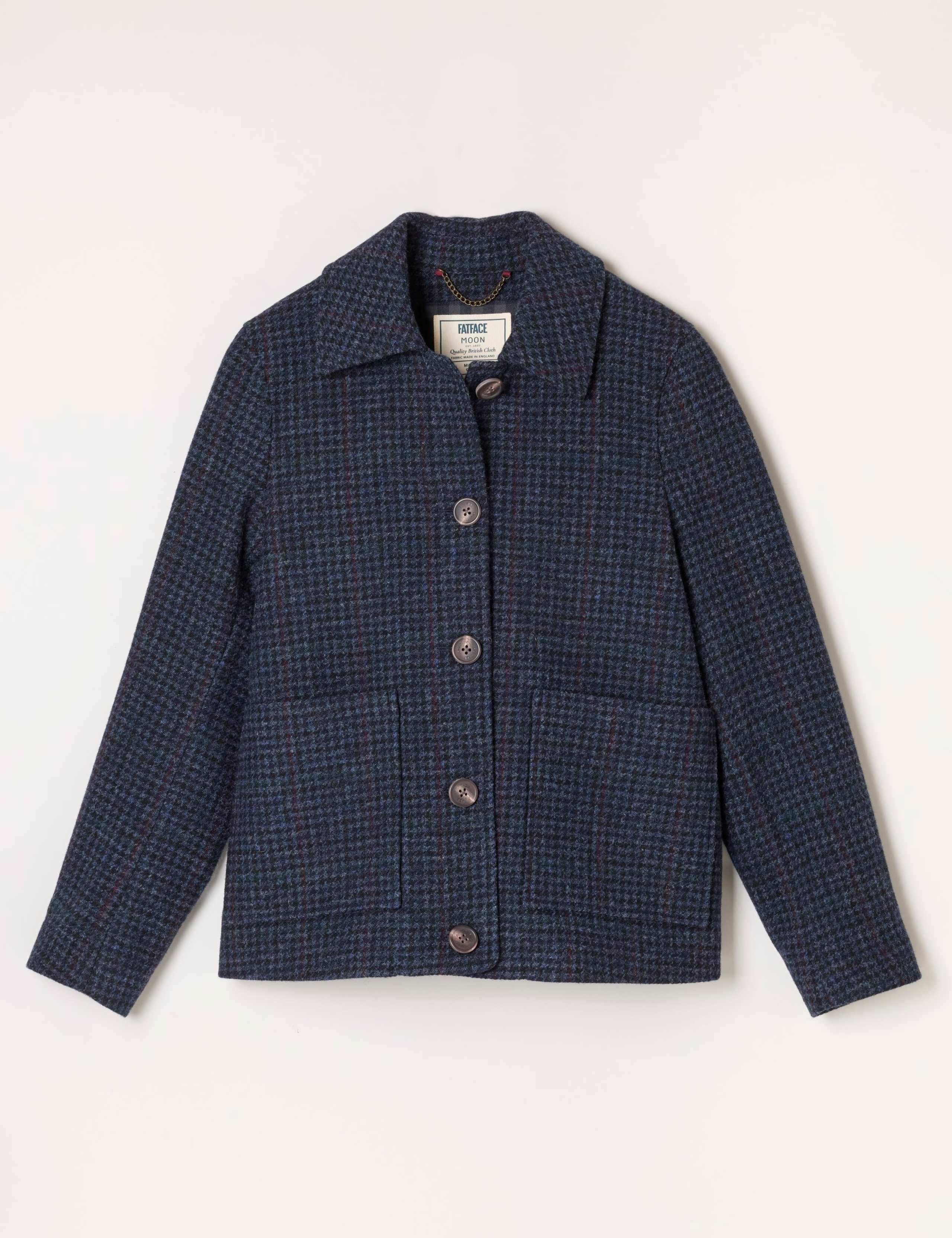 Pure Wool Checked Jacket 2 of 7