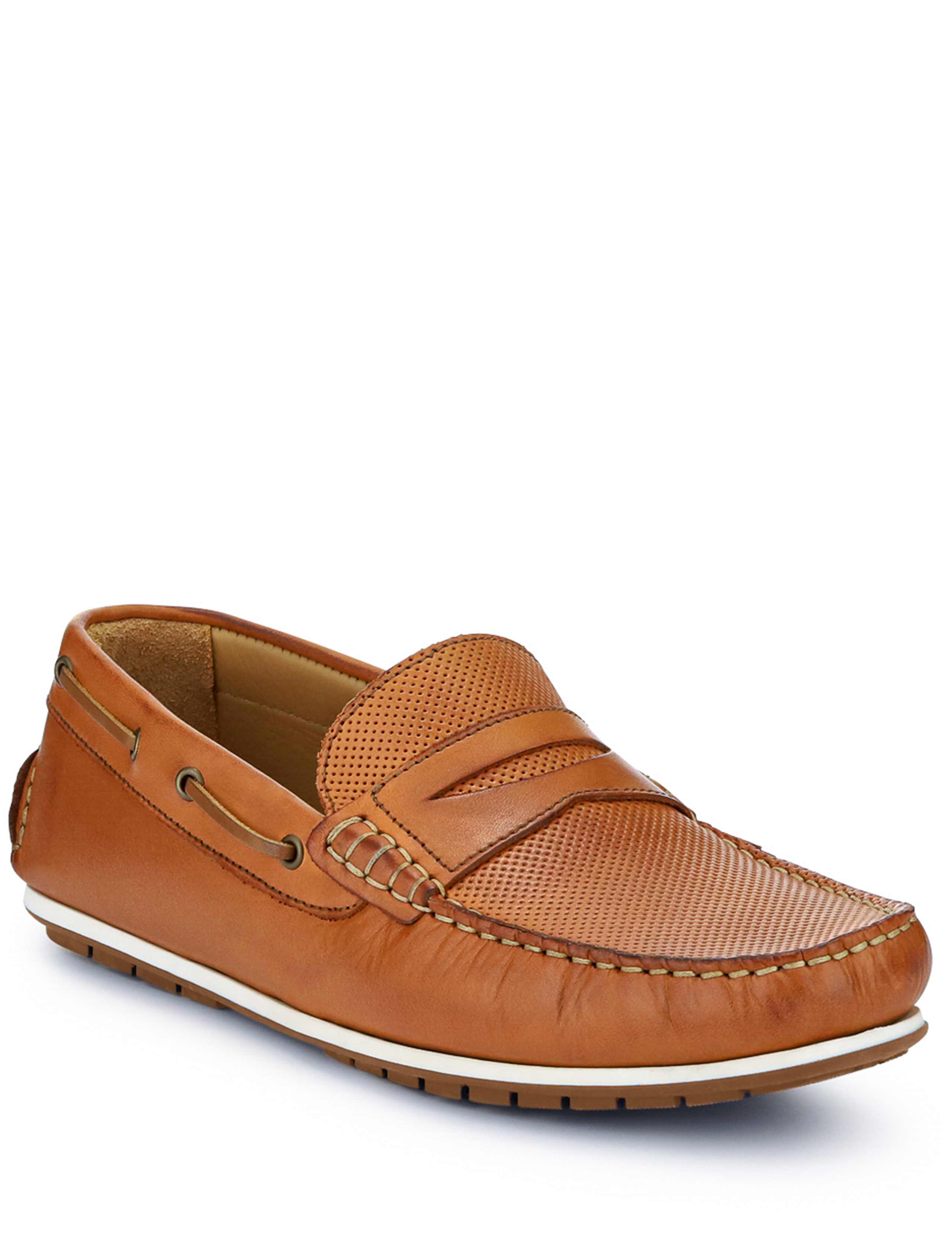Leather Moccasin Slip-On Shoes 5 of 7