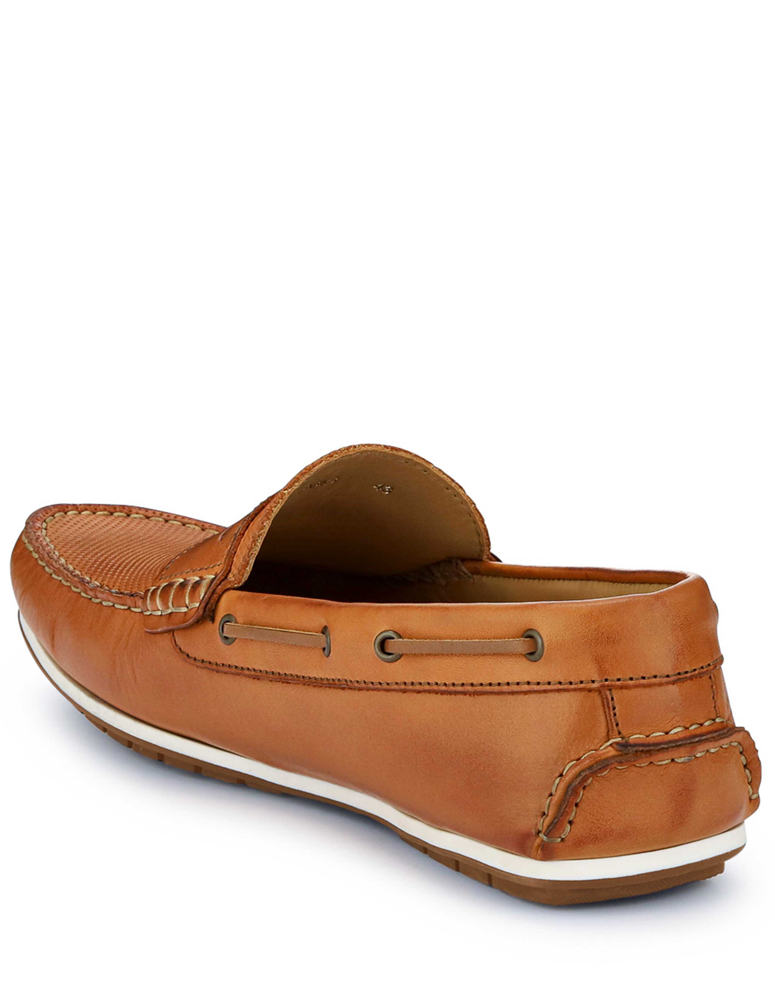 Leather Moccasin Slip-On Shoes 6 of 7