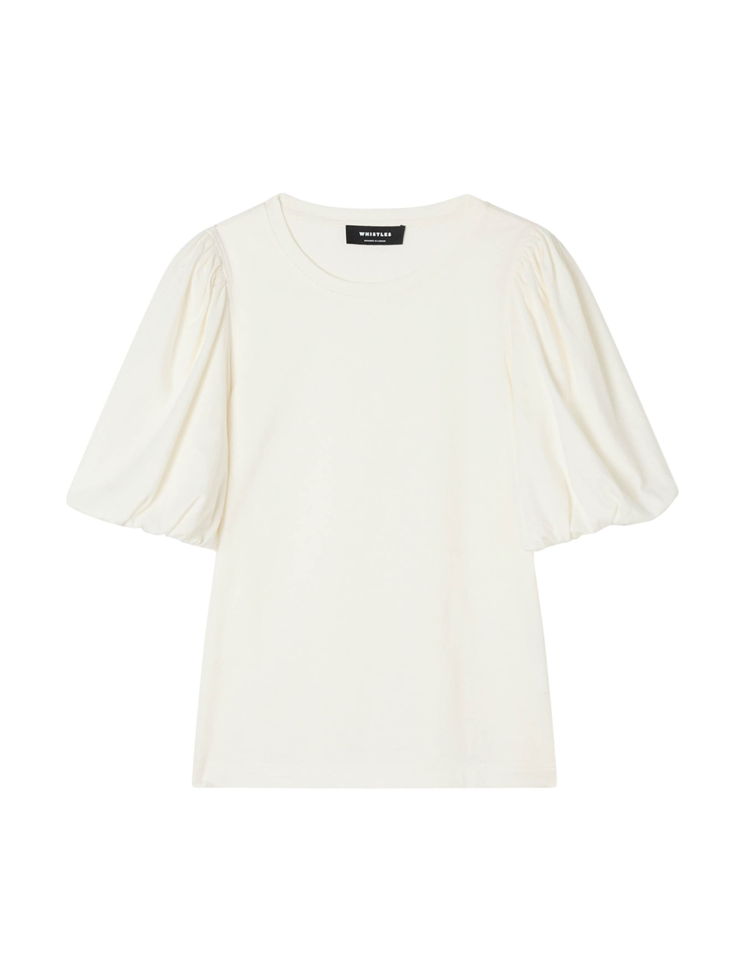 Pure Cotton Puff Sleeve T-Shirt 2 of 6