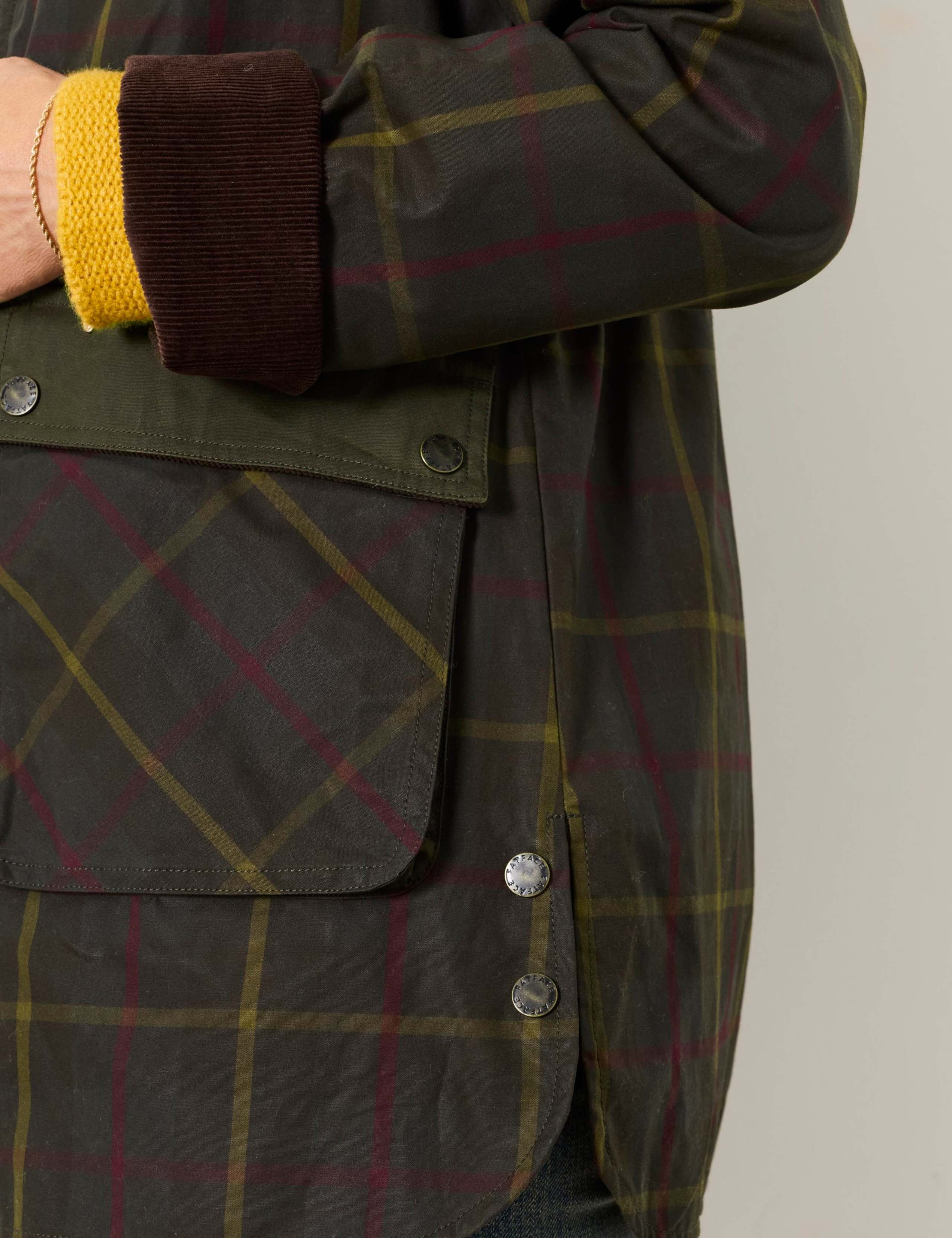 Pure Cotton Checked Utility Jacket 6 of 6