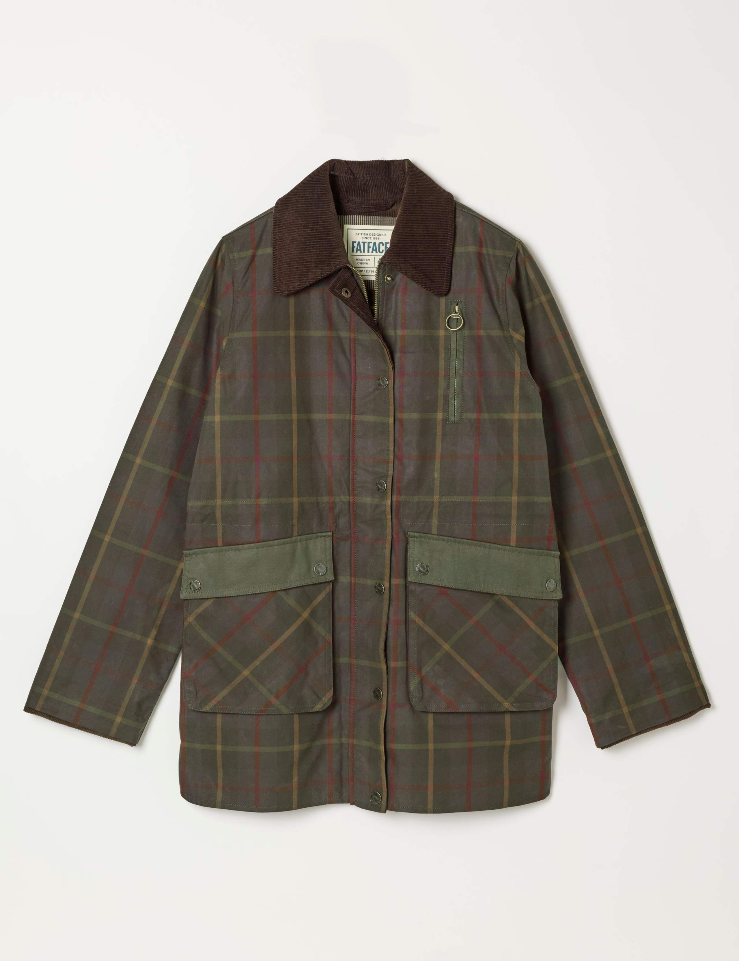 Pure Cotton Checked Utility Jacket 2 of 6