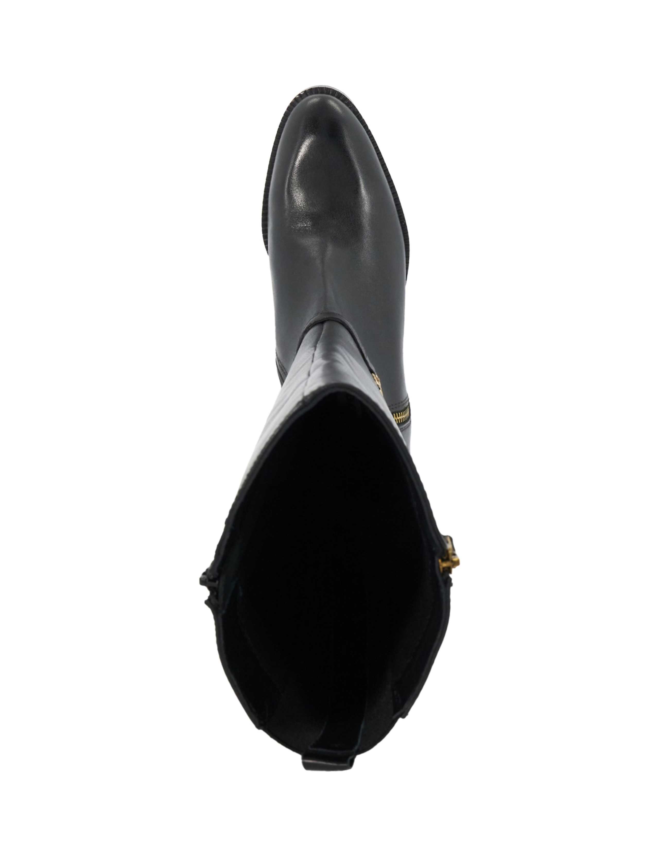 Wide Fit Leather Flat Knee High Boots 3 of 5