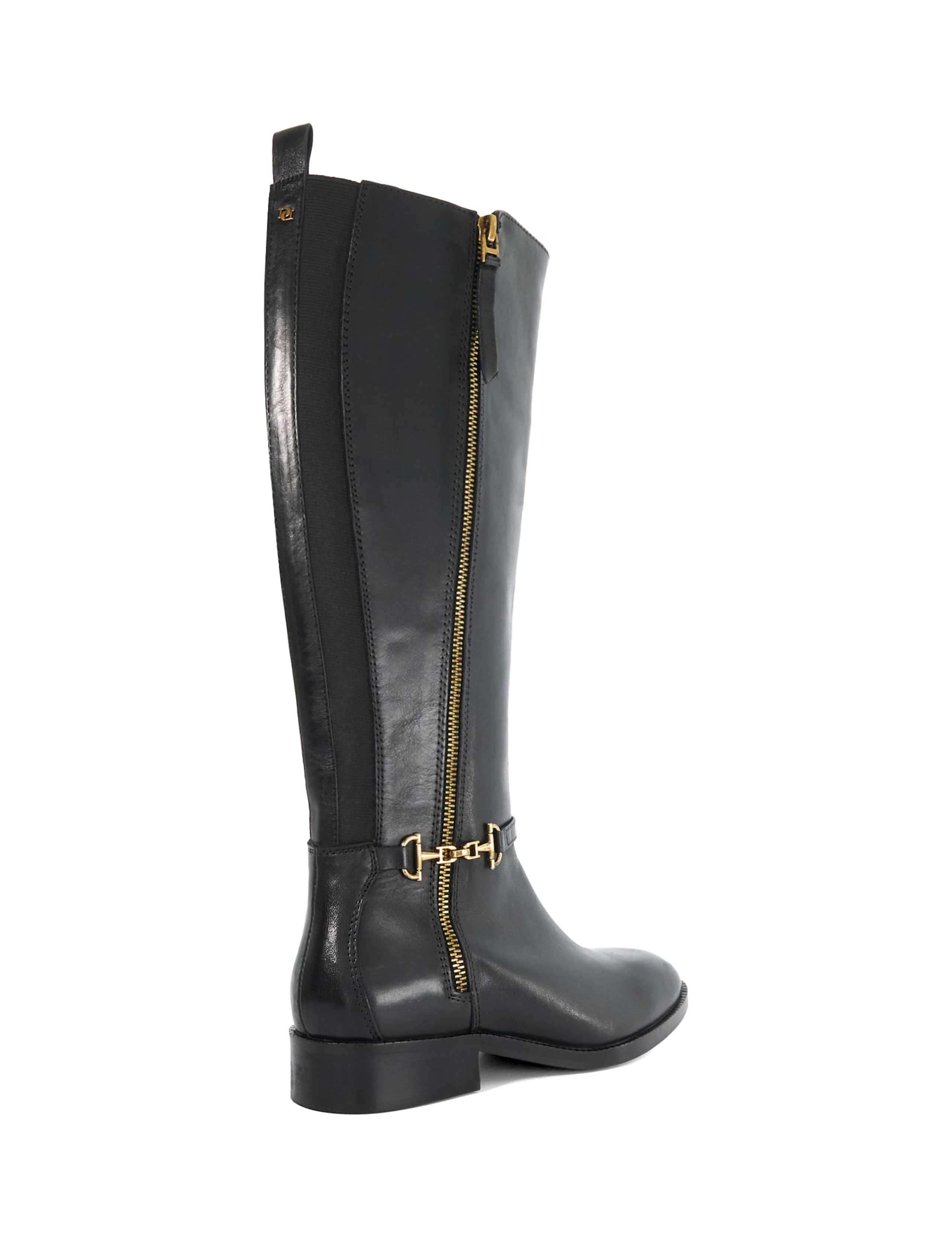 Wide Fit Leather Flat Knee High Boots 5 of 5