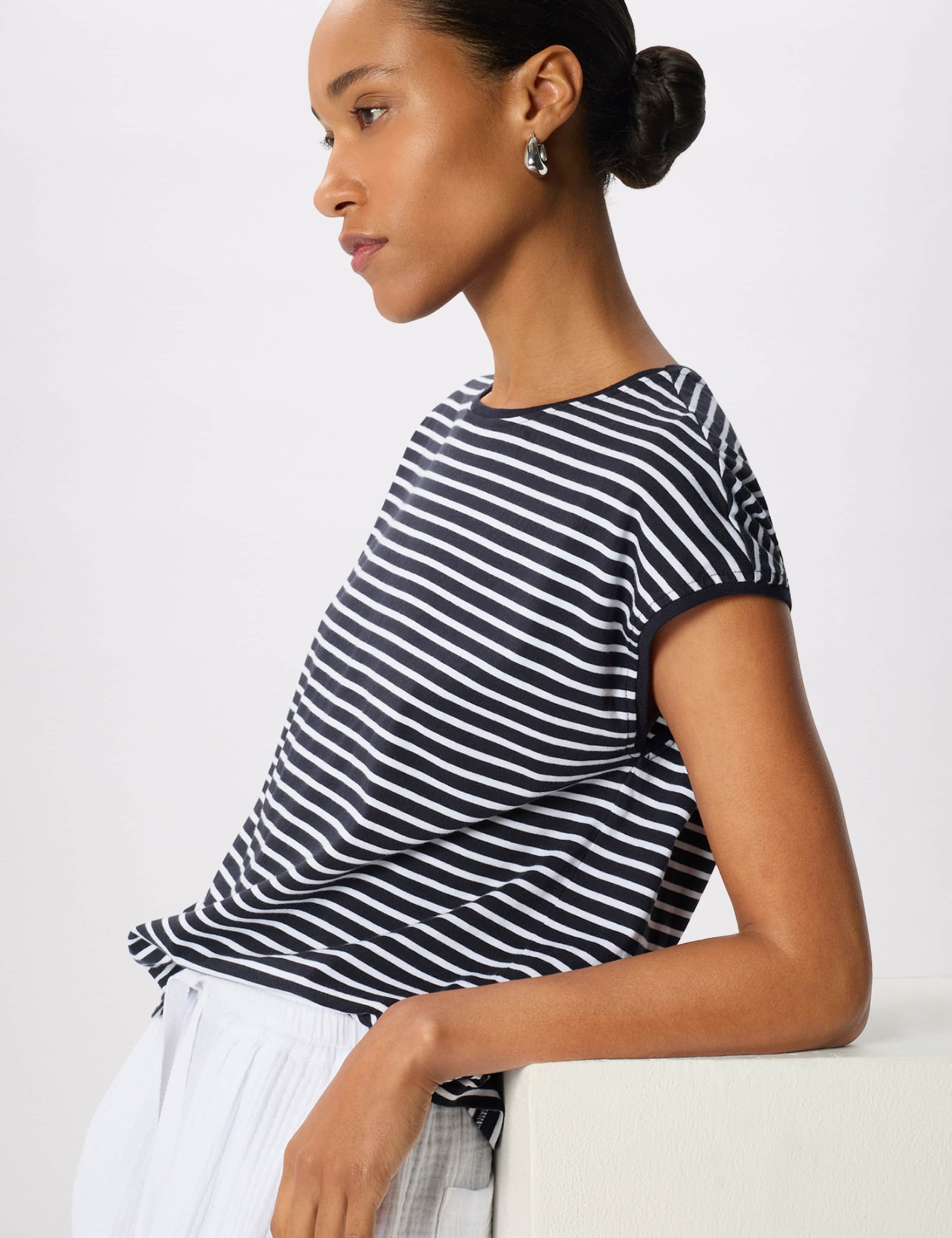Pure Cotton Striped T-Shirt 1 of 6