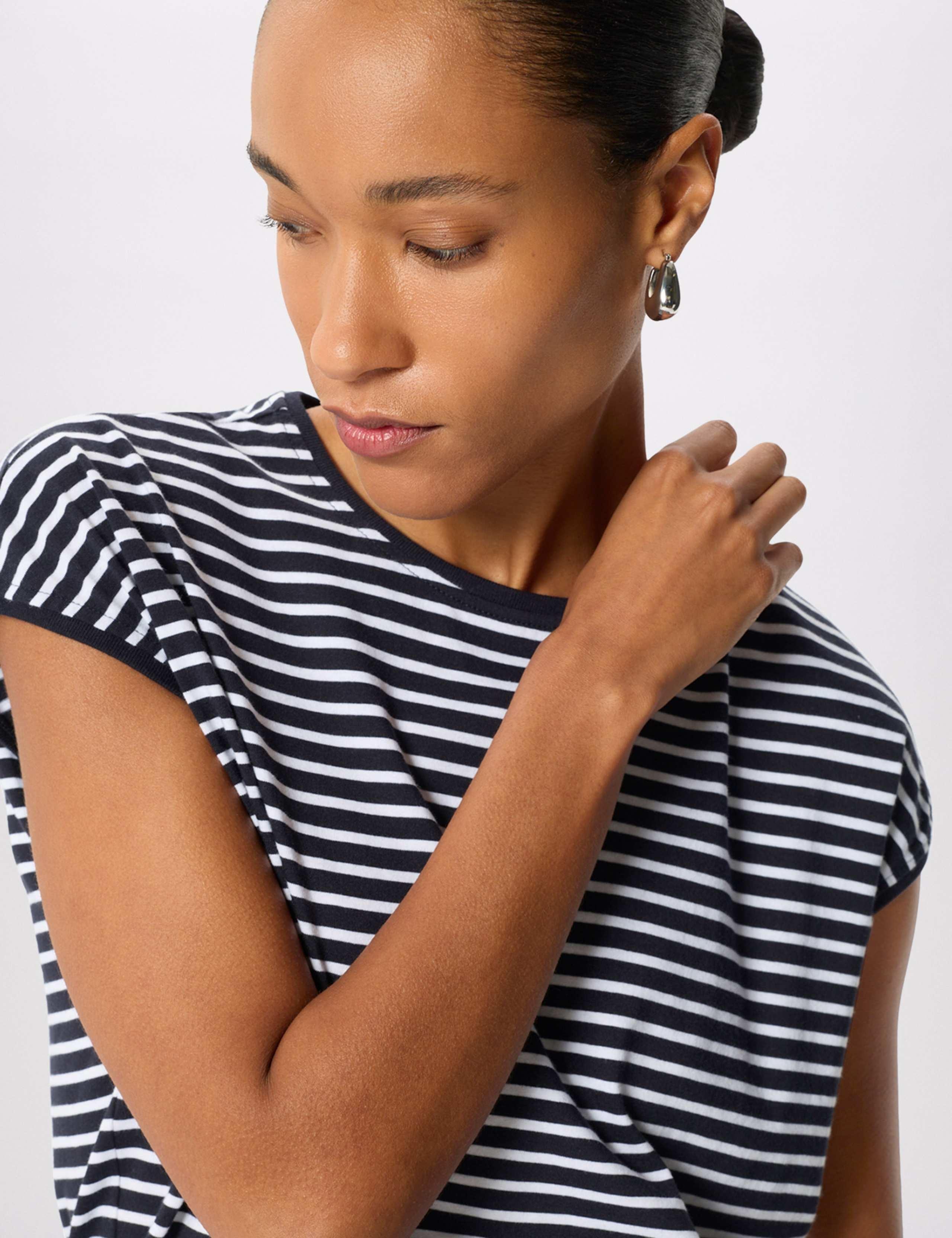 Pure Cotton Striped T-Shirt 5 of 6