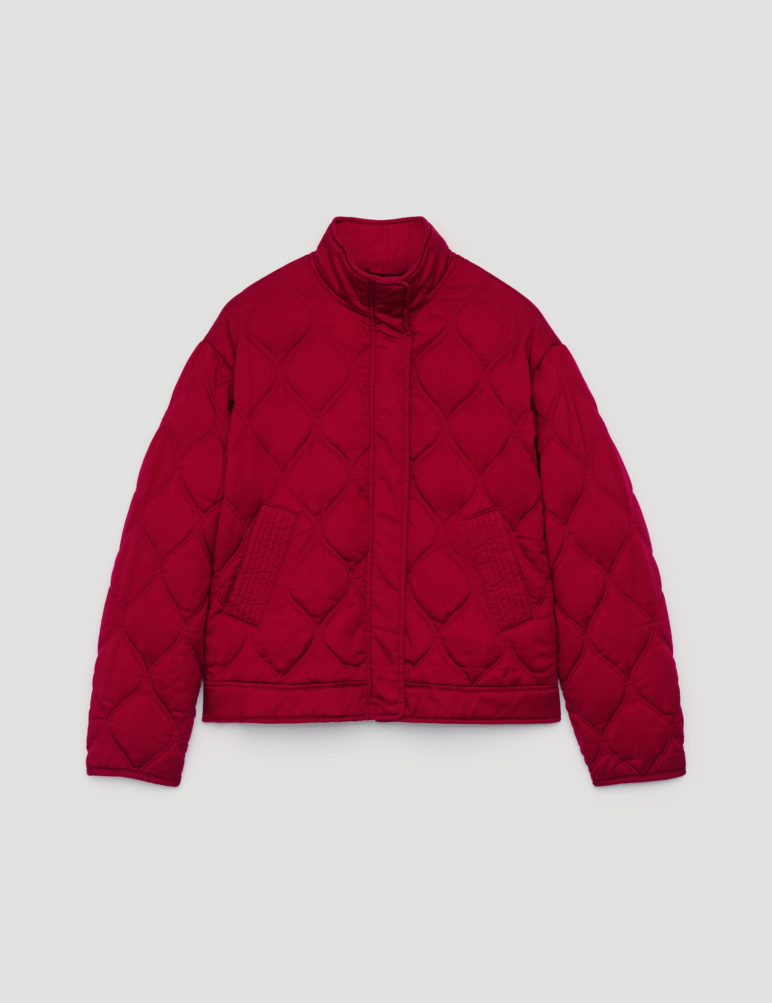 Lyocell Rich Quilted Funnel Neck Puffer Jacket 2 of 7