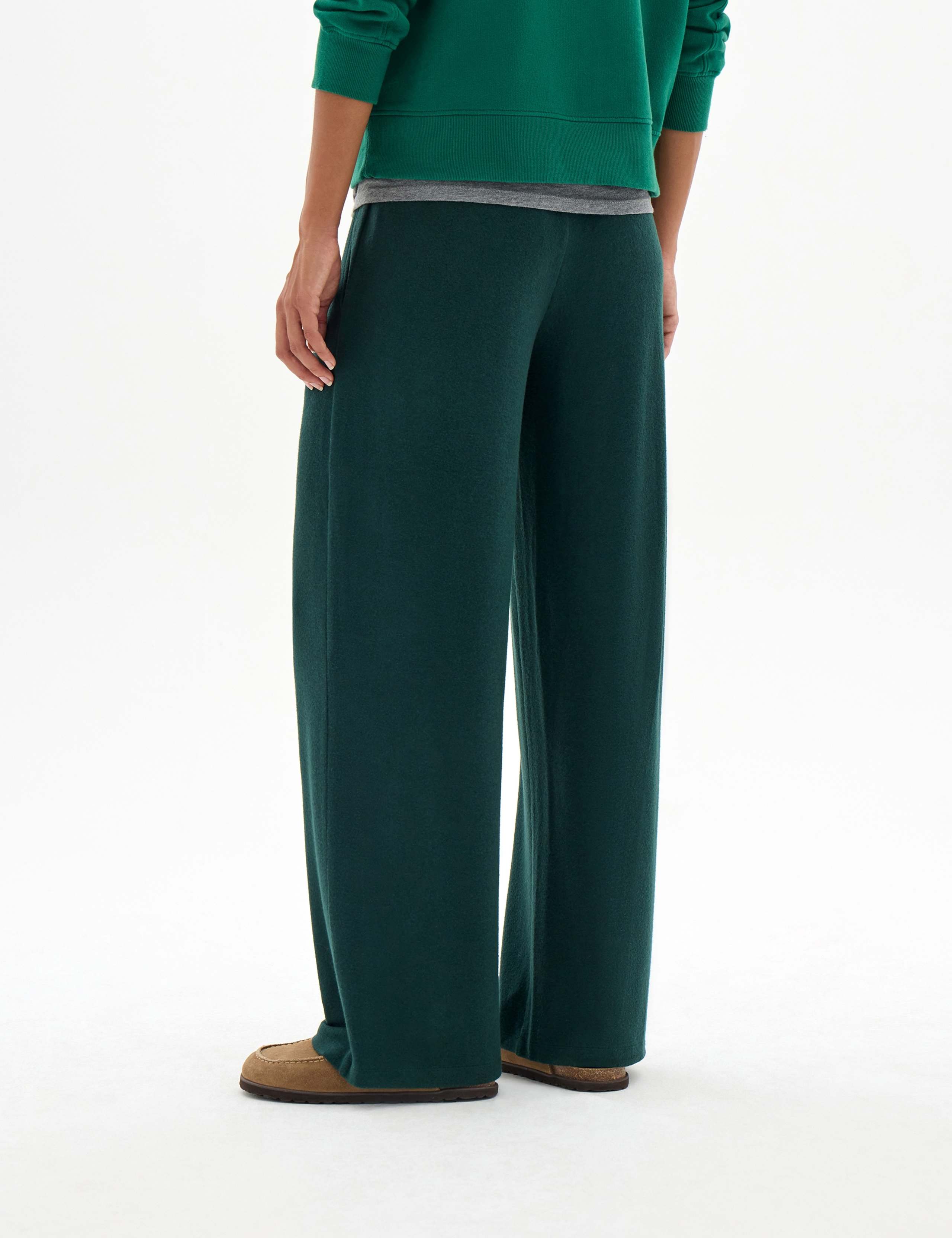 Wide Leg Mid Rise Joggers 3 of 5