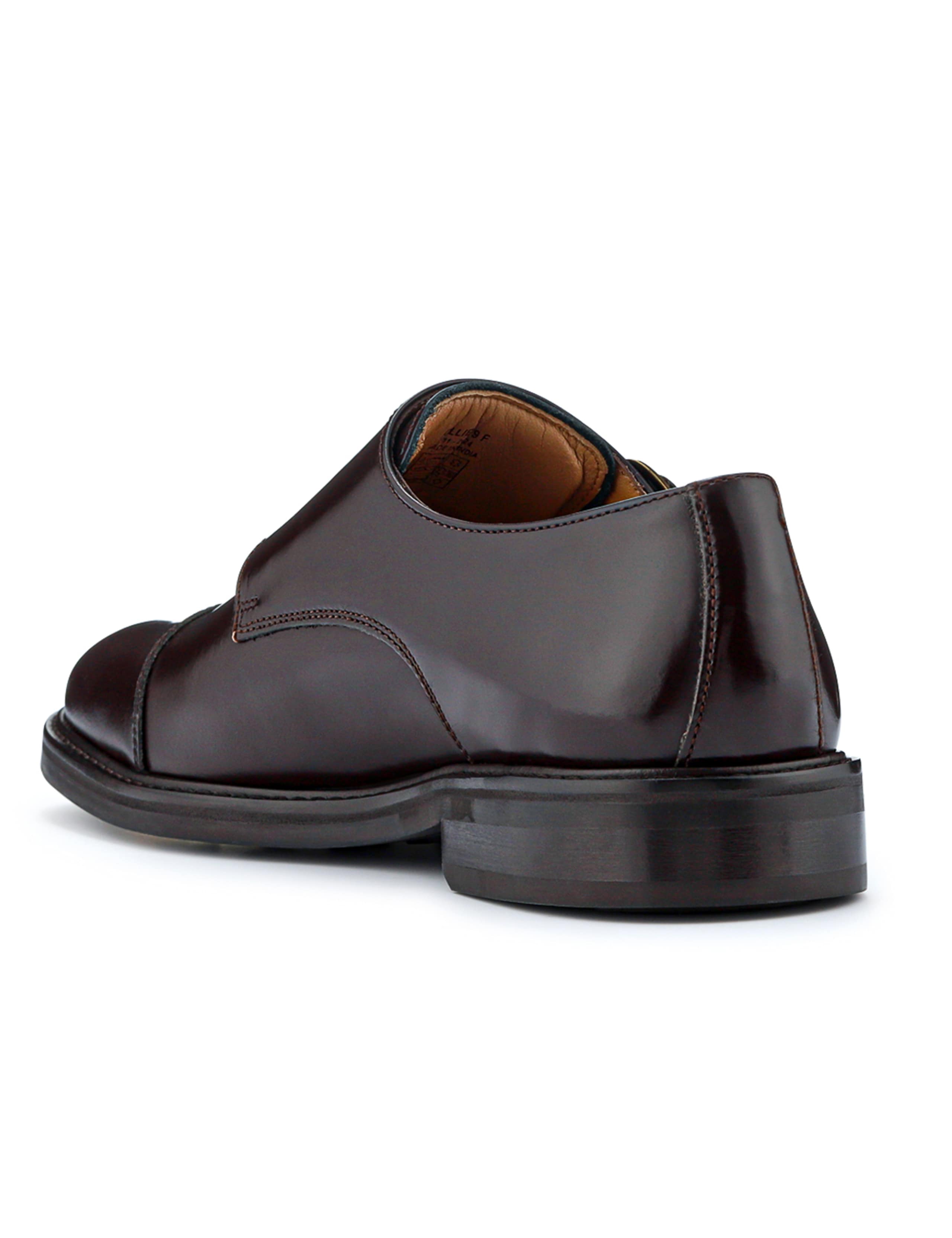 Leather Double Monk Strap Shoes 5 of 7