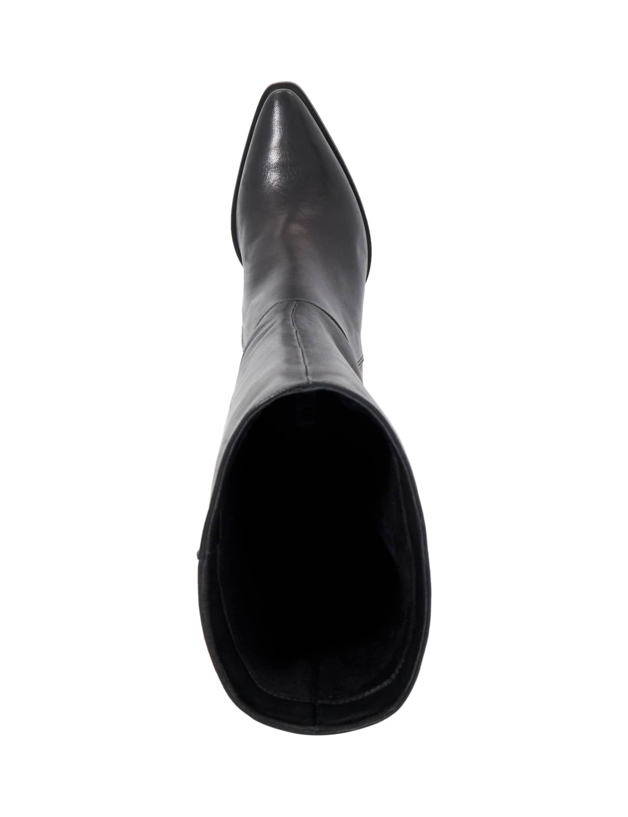 Leather Block Heel Knee High Boots 4 of 5