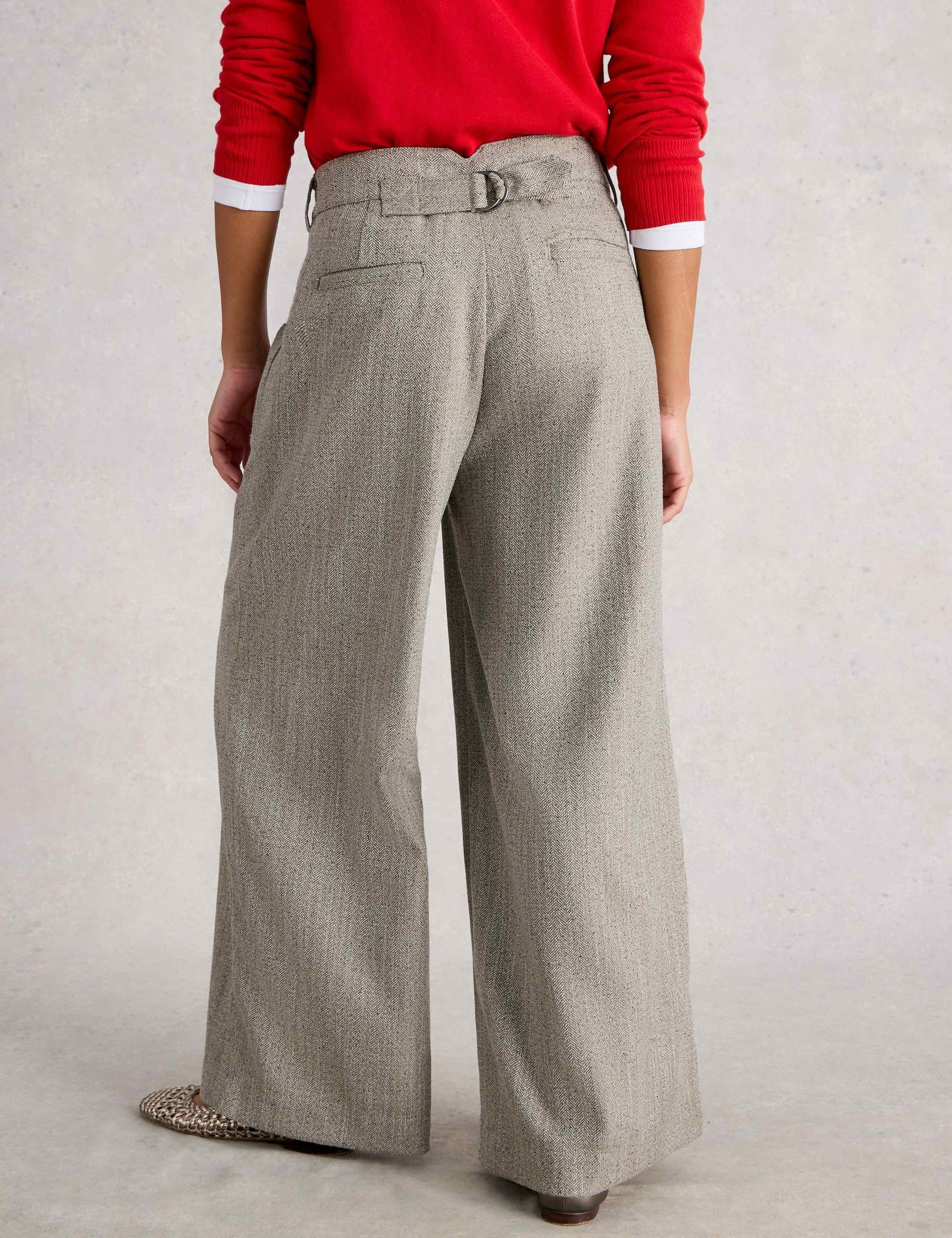 Twill Wide Leg Trousers 3 of 6