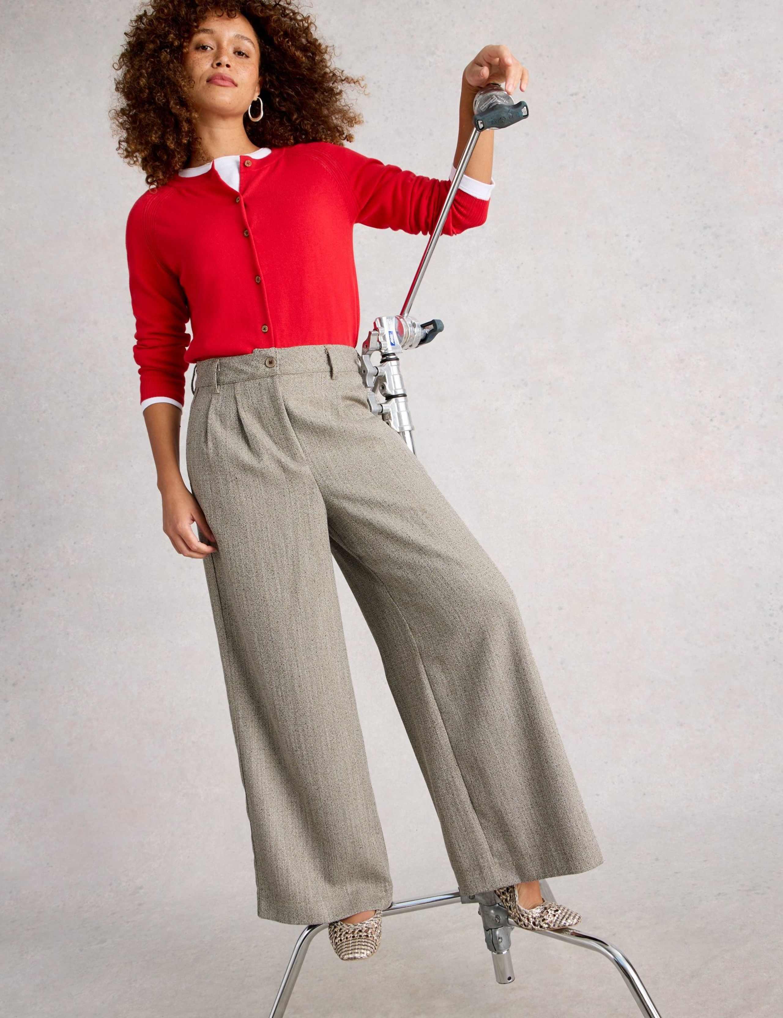 Twill Wide Leg Trousers 5 of 6