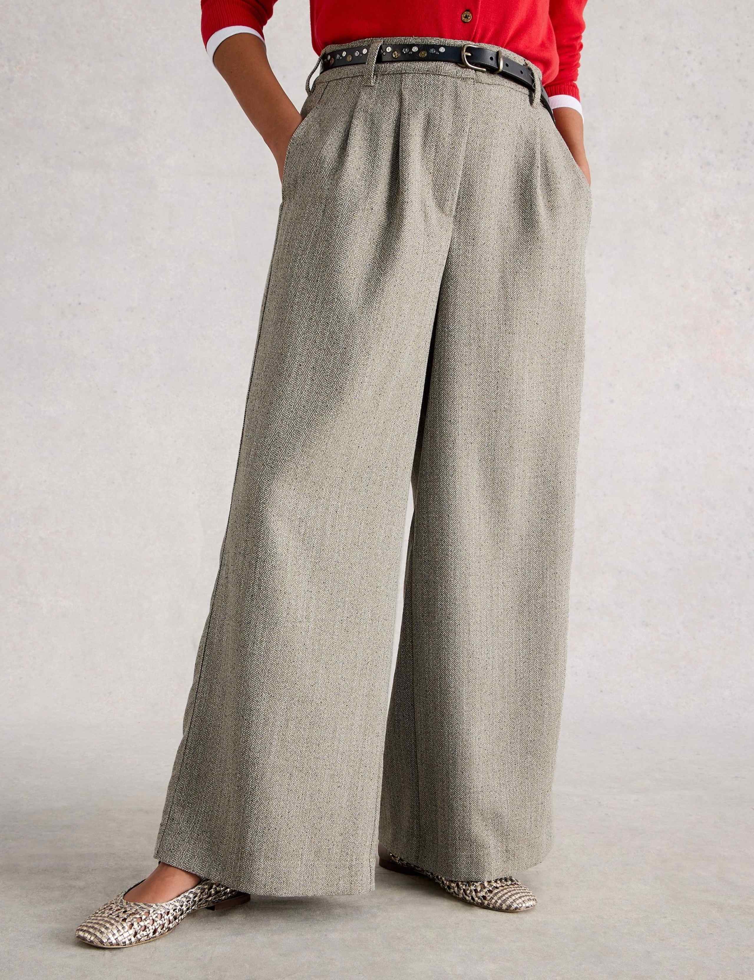 Twill Wide Leg Trousers 6 of 6