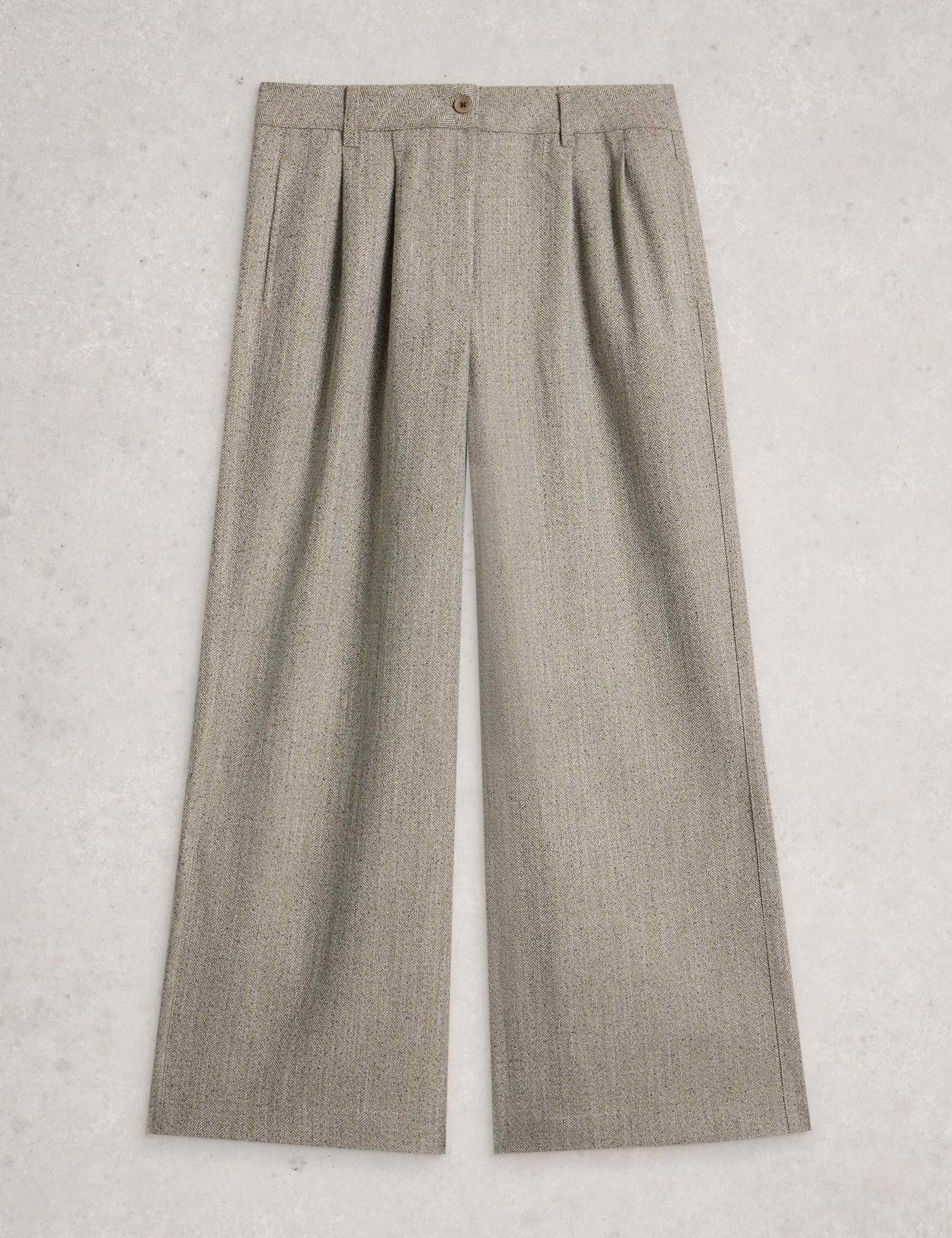 Twill Wide Leg Trousers 2 of 6