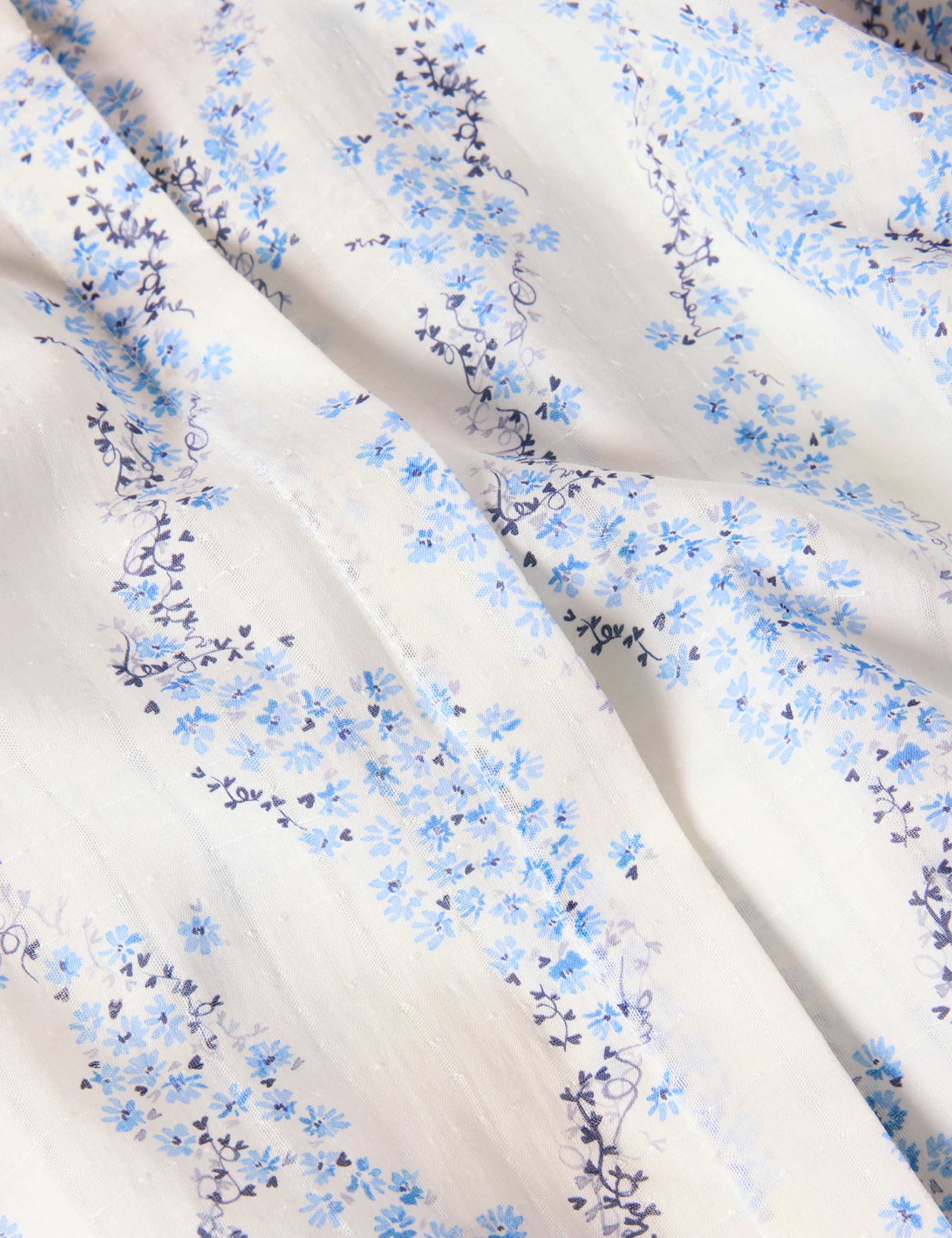 Lyocell Blend Floral Button Through Top 6 of 6