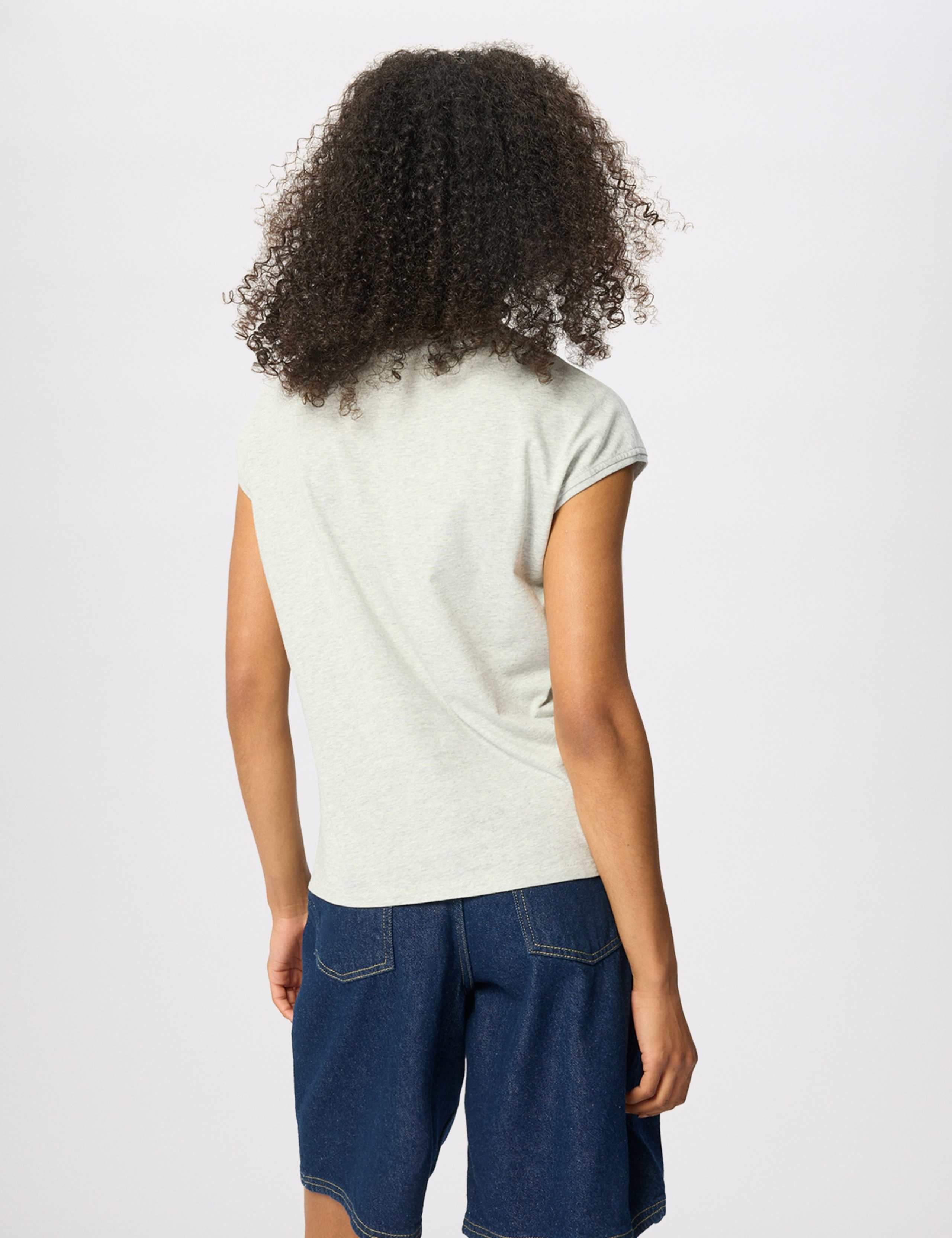 Pure Cotton Cap Sleeve T-Shirt 6 of 6