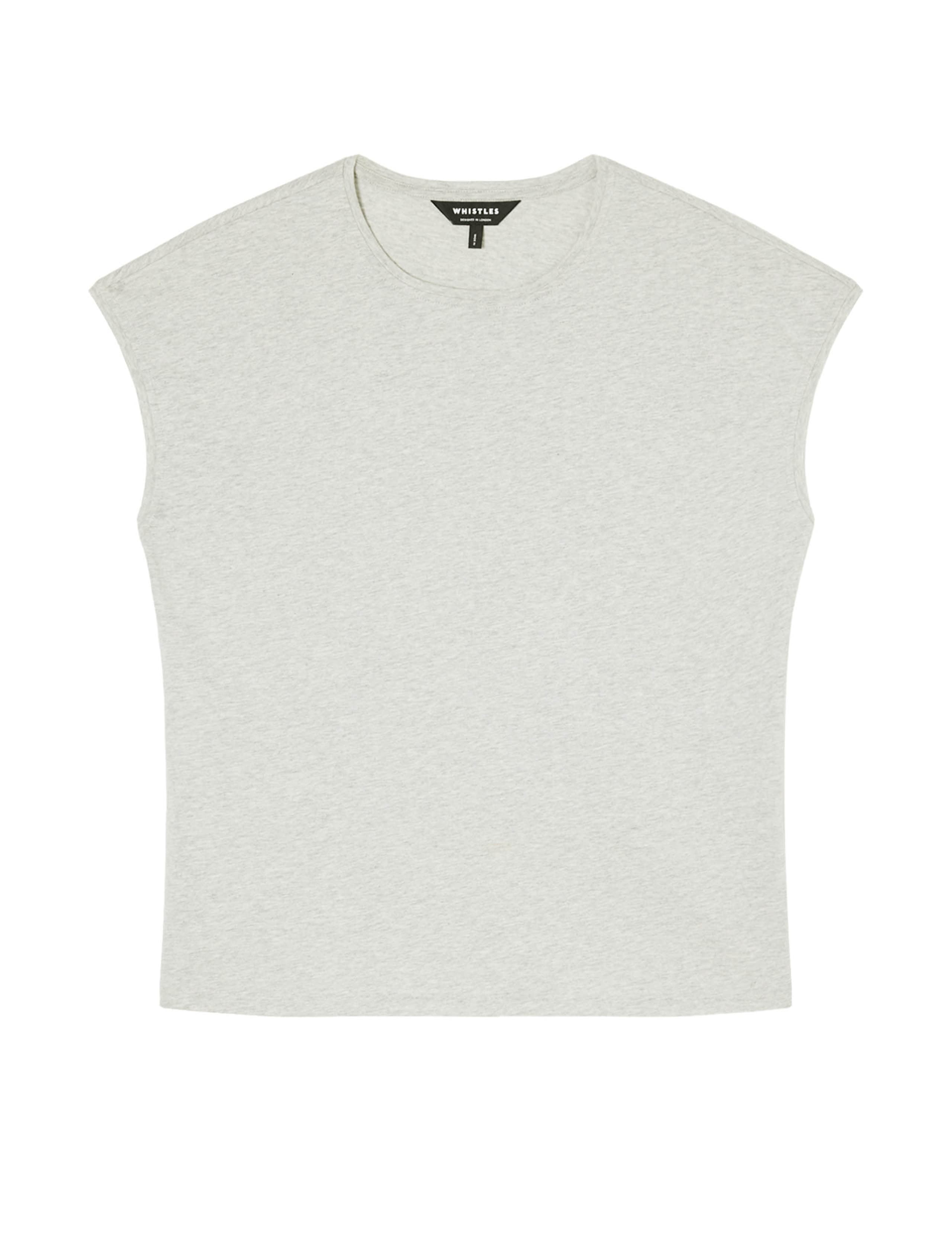 Pure Cotton Cap Sleeve T-Shirt 2 of 6