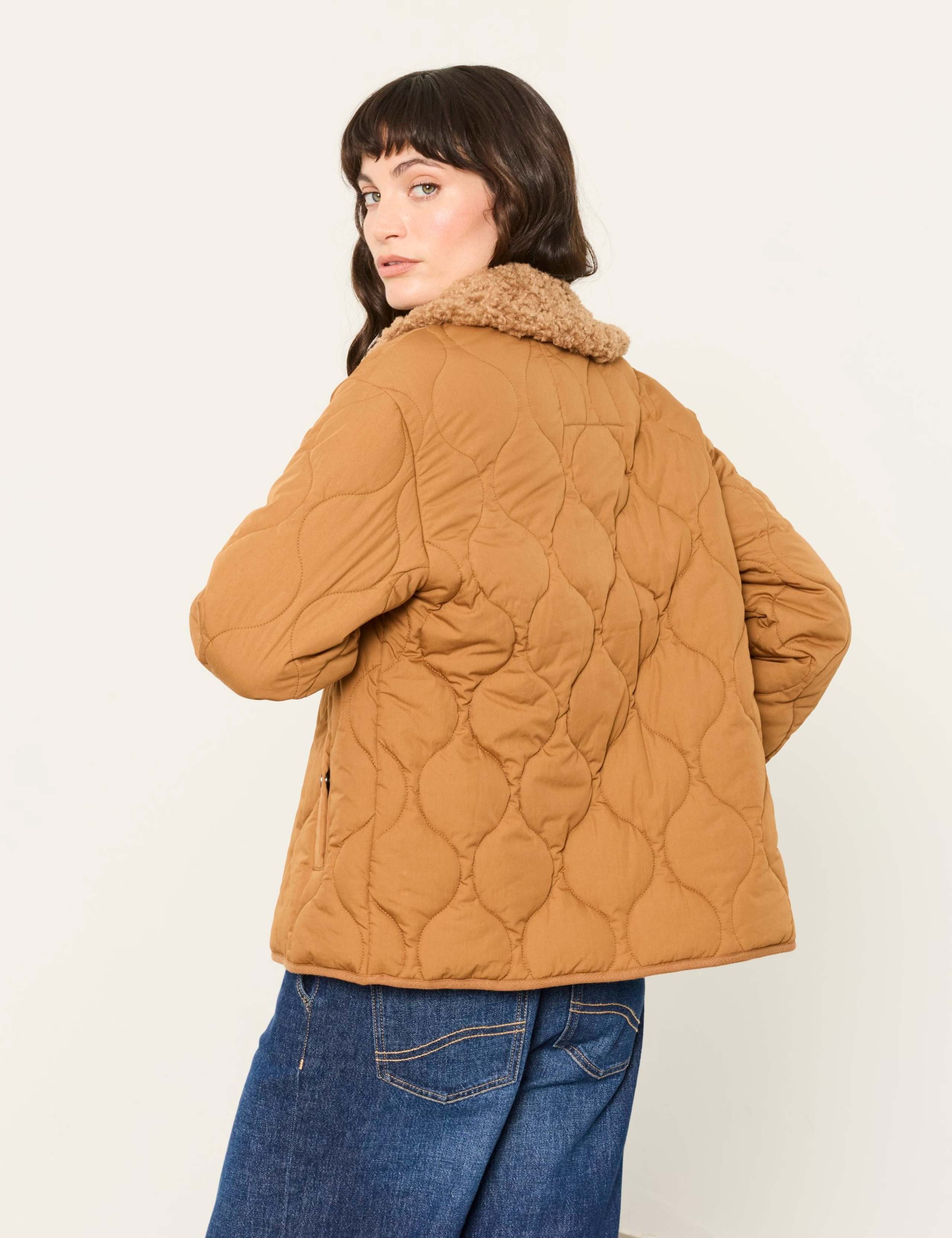 Cotton Rich Textured Cropped Jacket 3 of 7