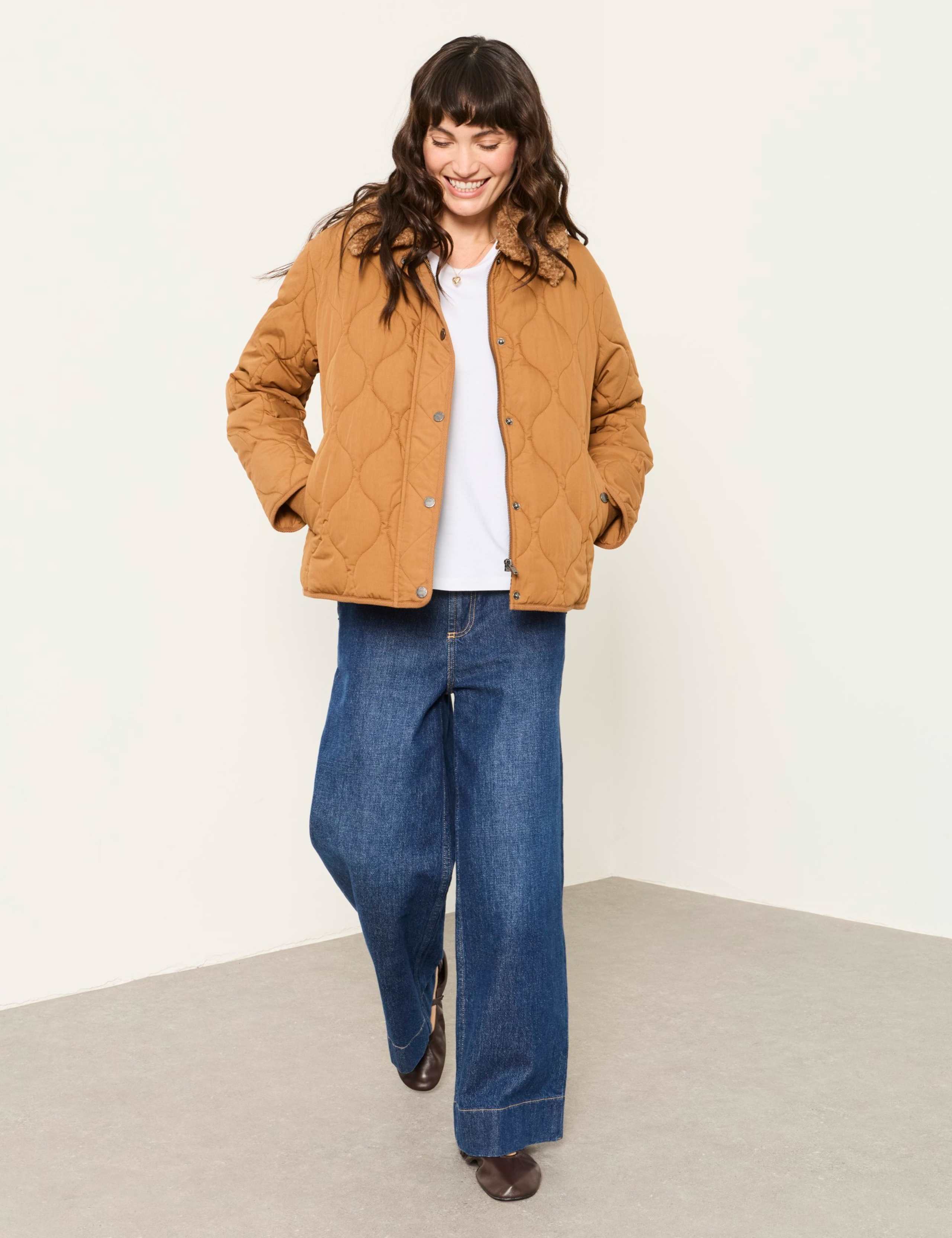 Cotton Rich Textured Cropped Jacket 4 of 7