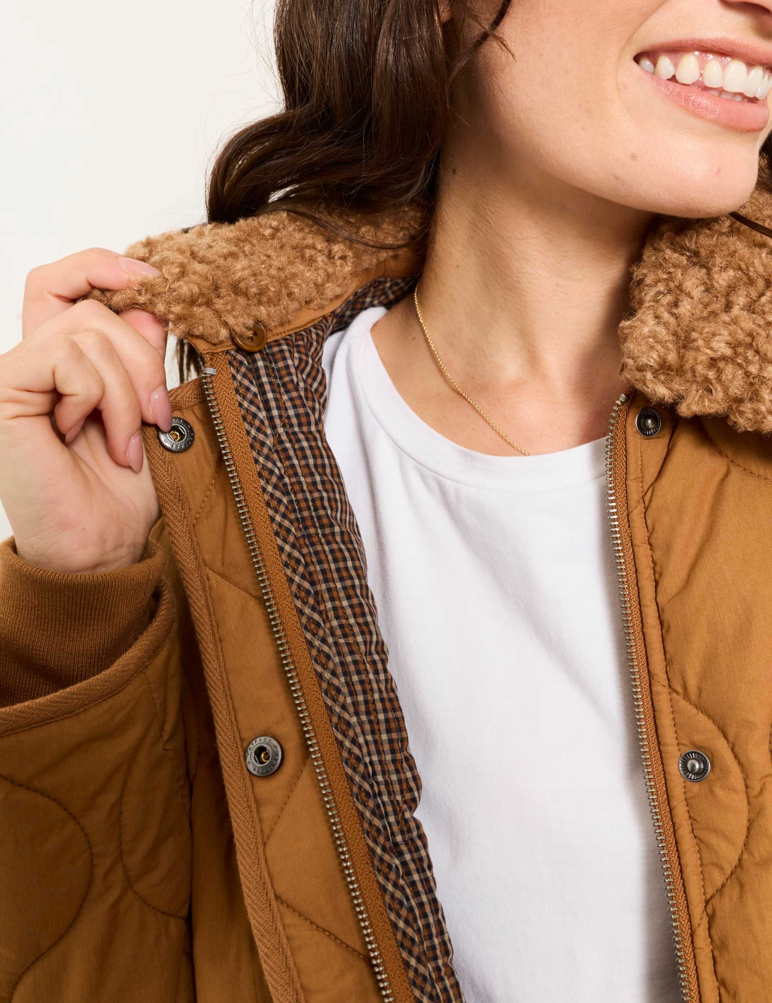 Cotton Rich Textured Cropped Jacket 6 of 7