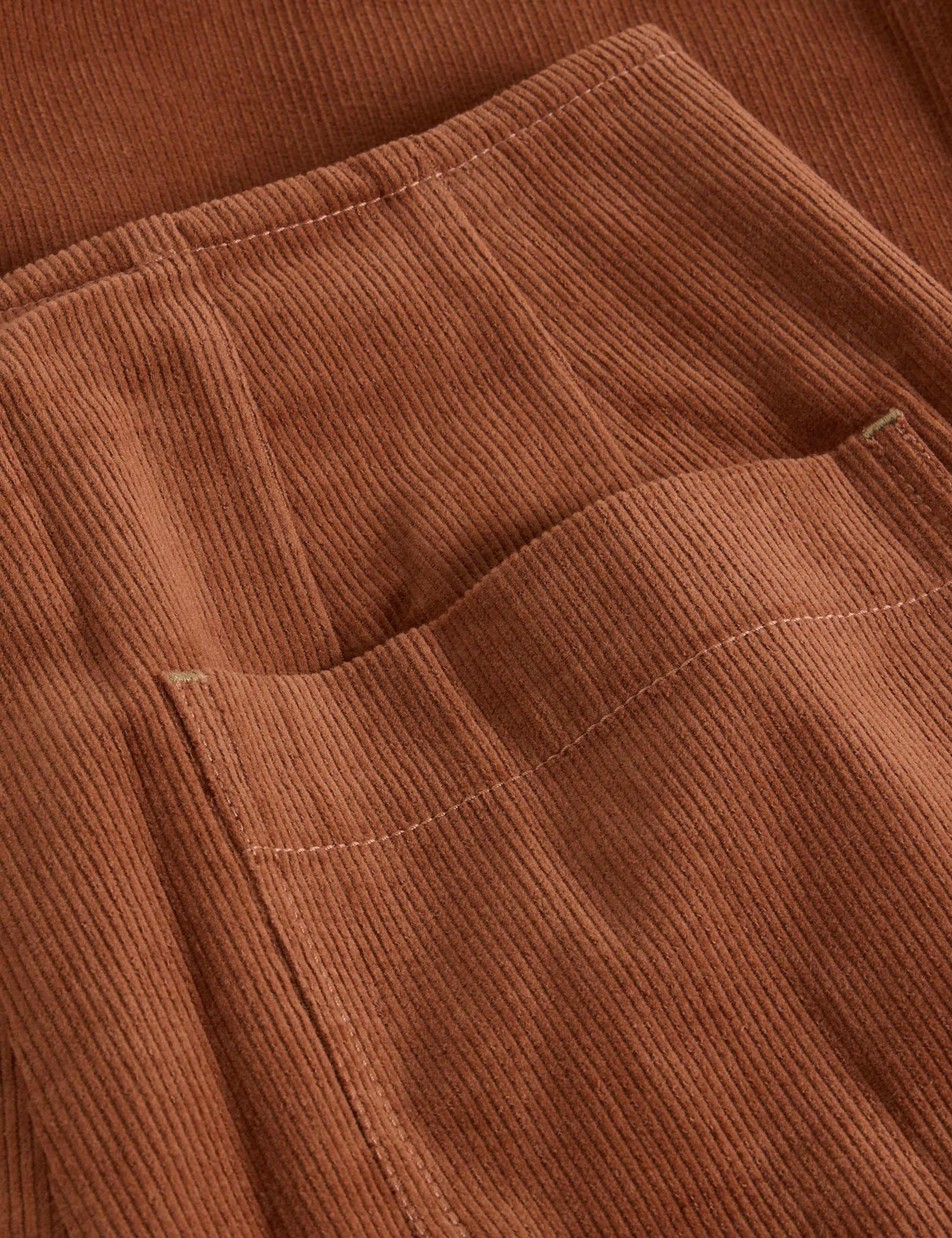 Corduroy Pleated Front Wide Leg Trouser 6 of 6