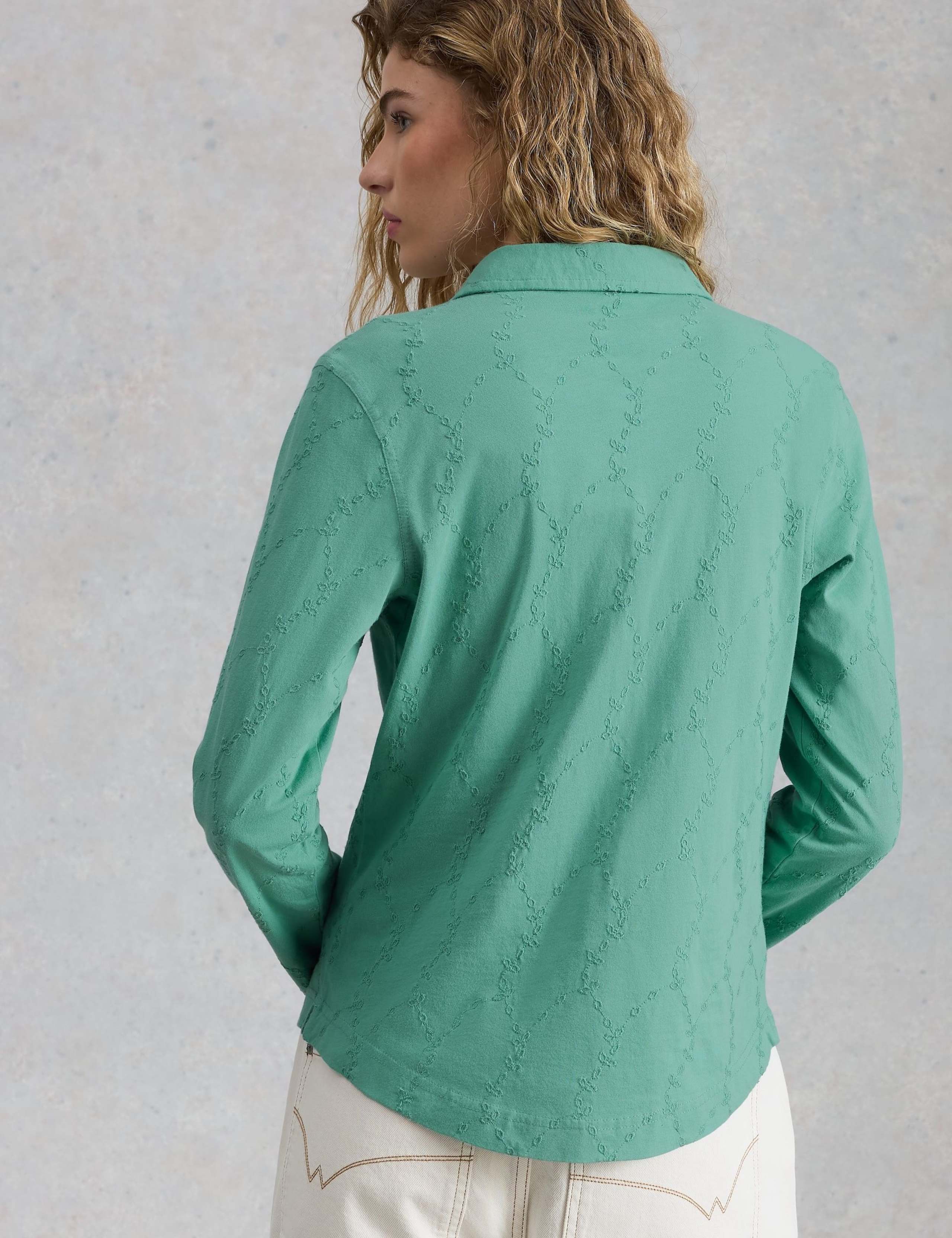 Corduroy Collared Maxi Shirt Dress 4 of 5