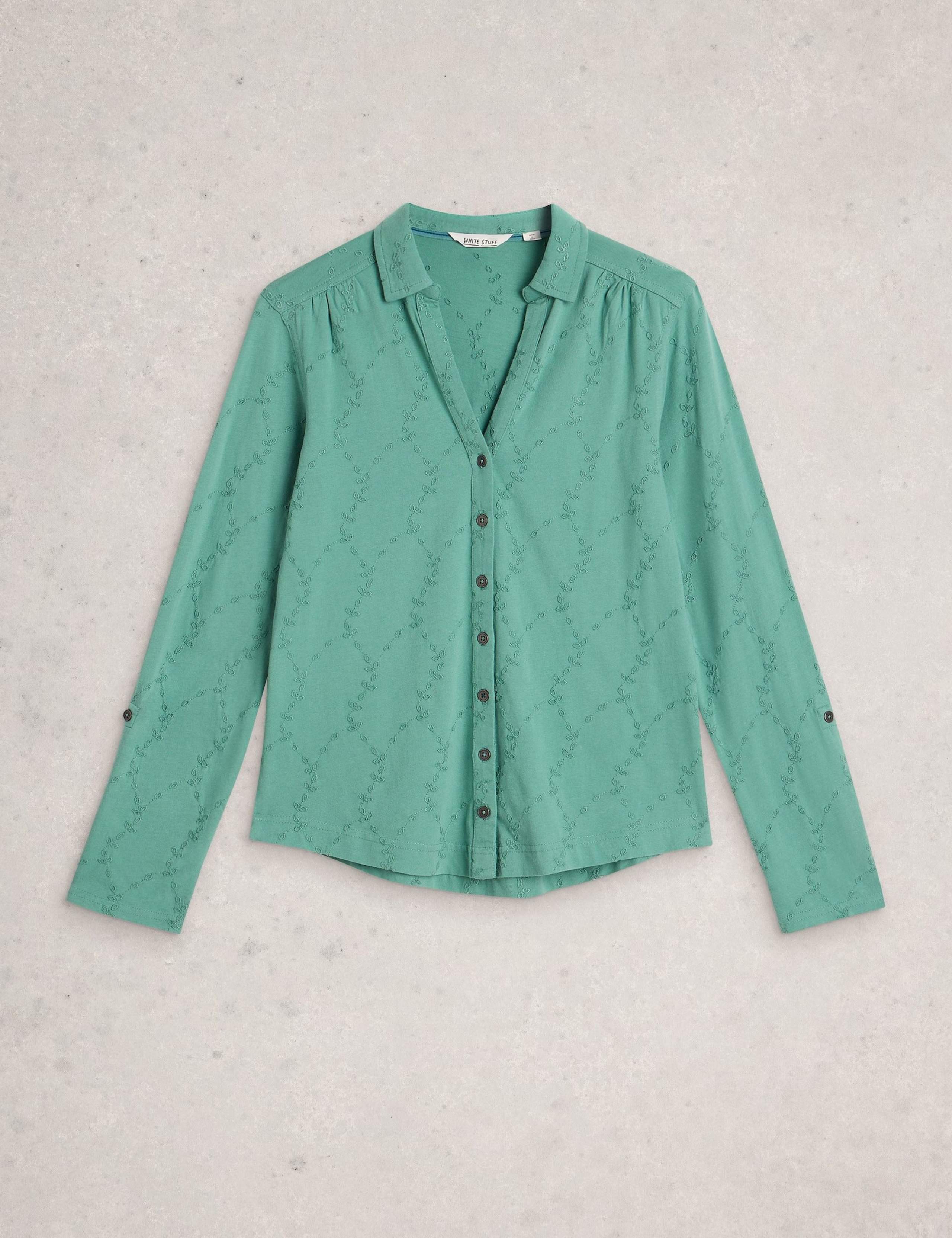 Corduroy Collared Maxi Shirt Dress 1 of 5