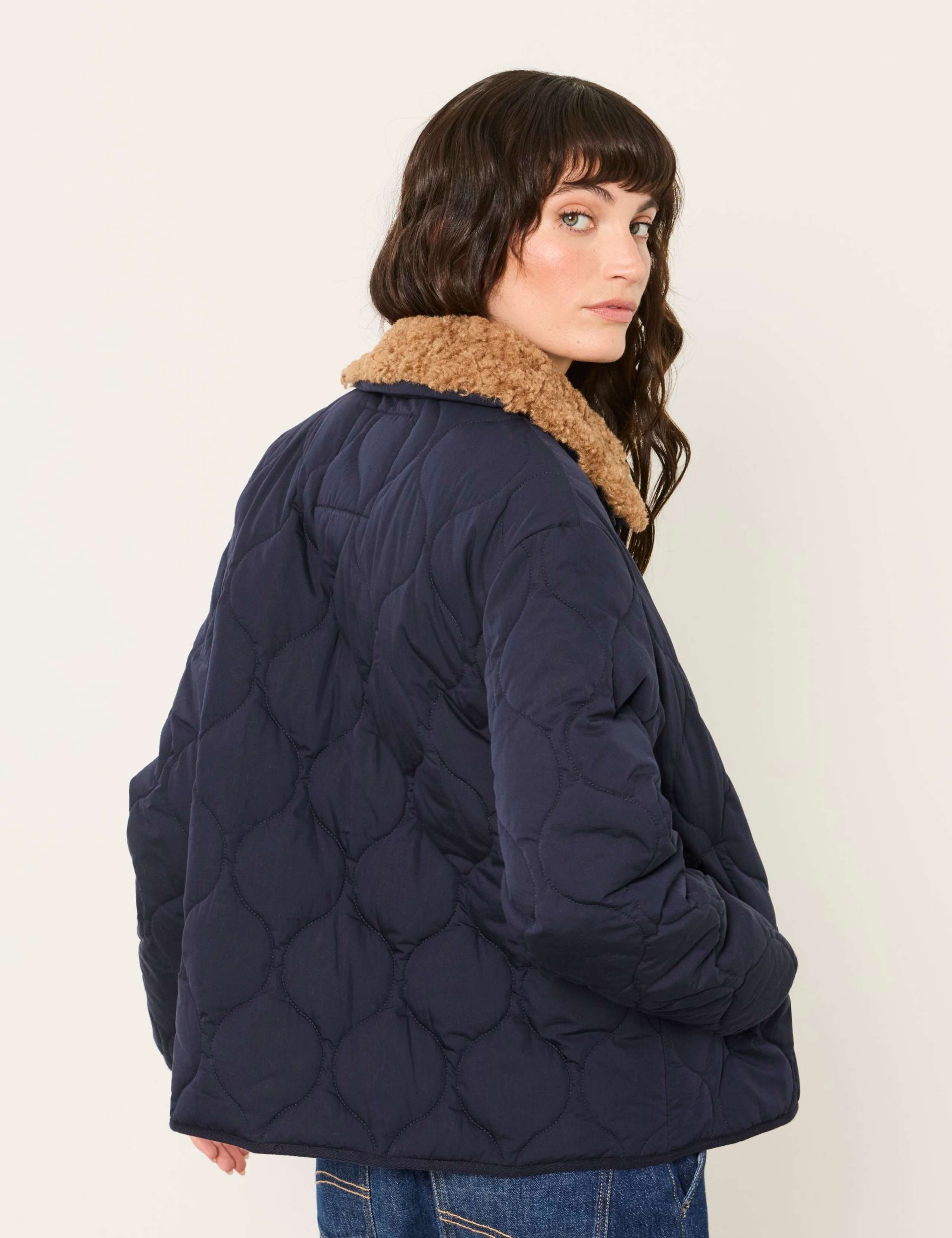 Cotton Rich Textured Cropped Jacket 3 of 7
