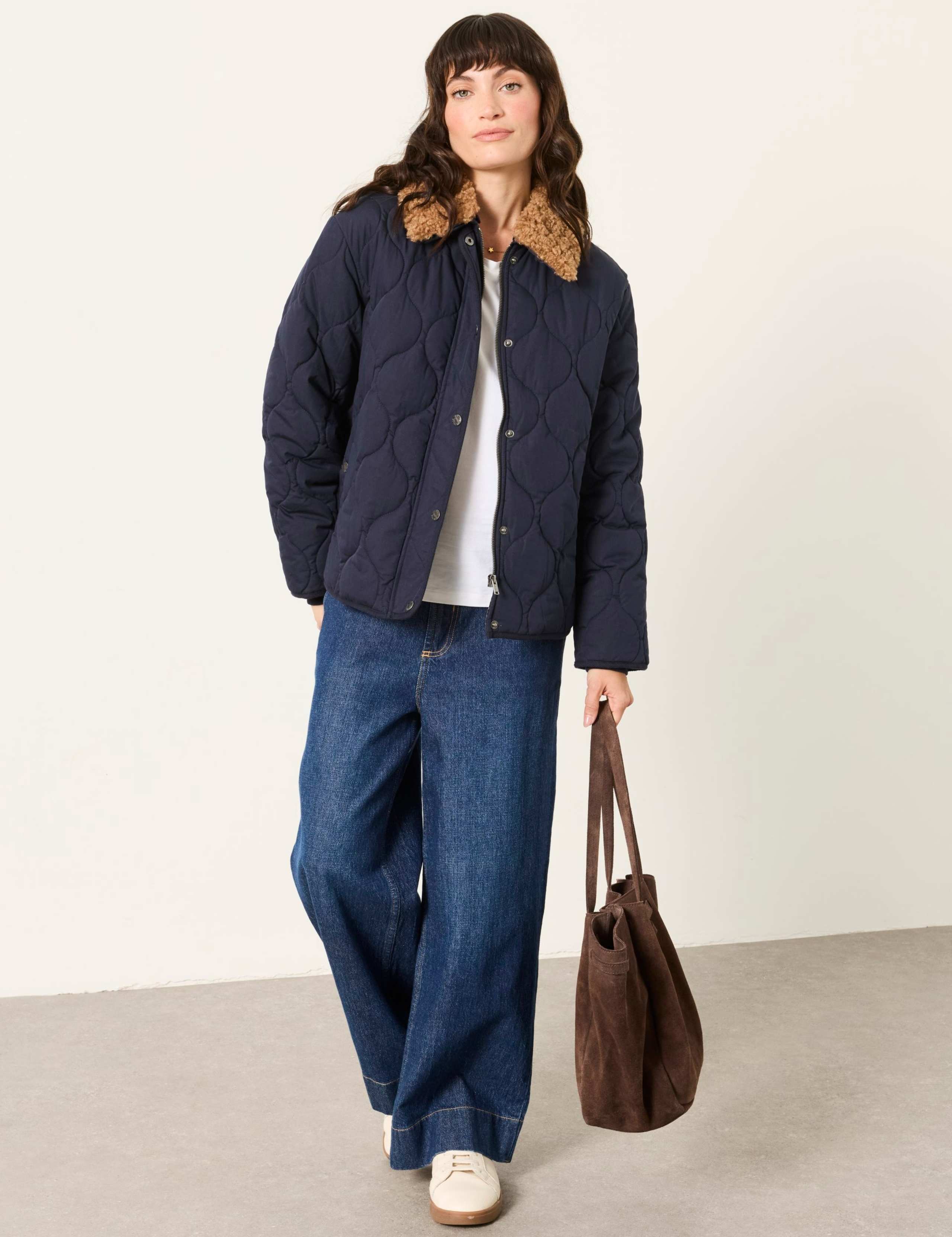 Cotton Rich Textured Cropped Jacket 4 of 7