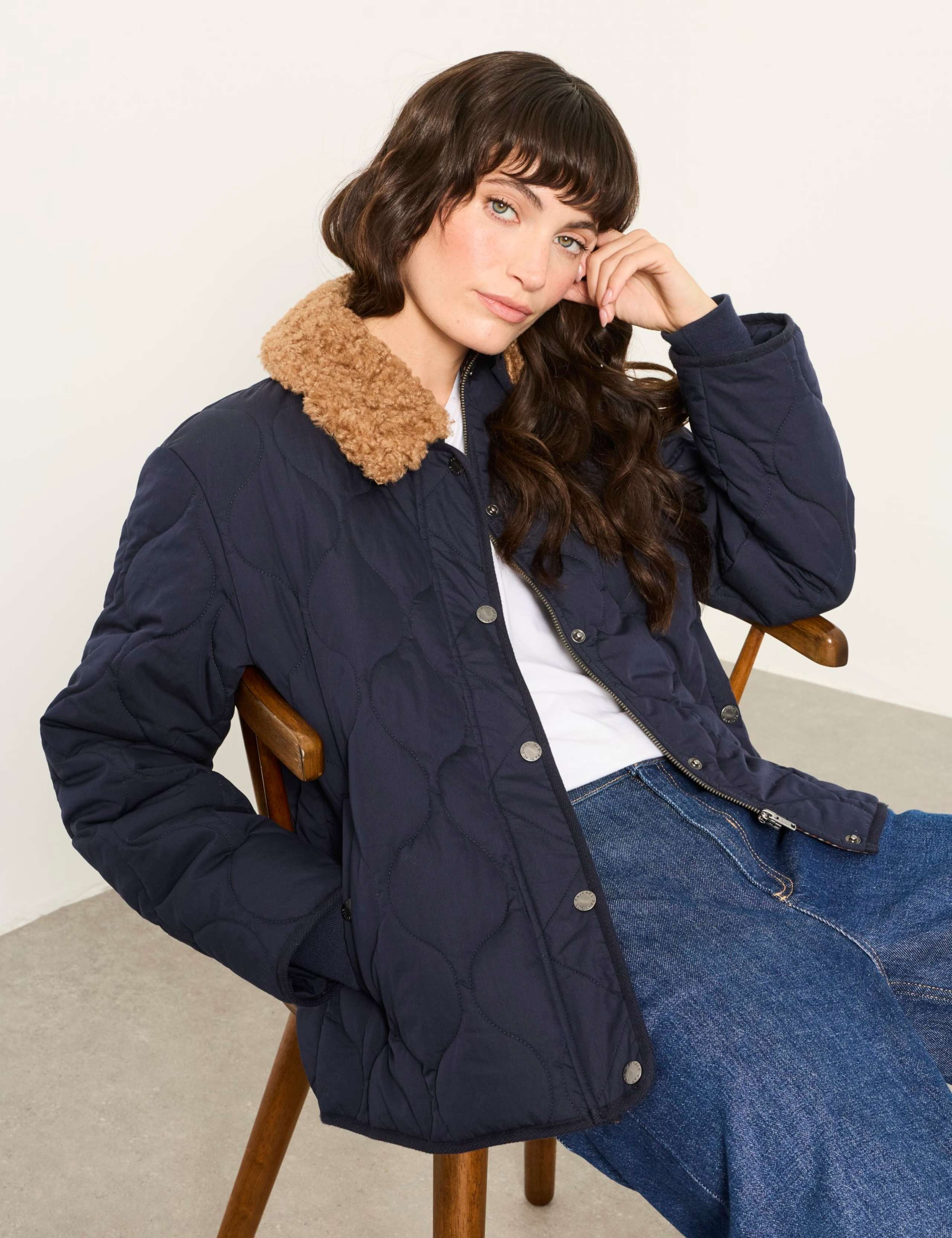 Cotton Rich Textured Cropped Jacket 5 of 7