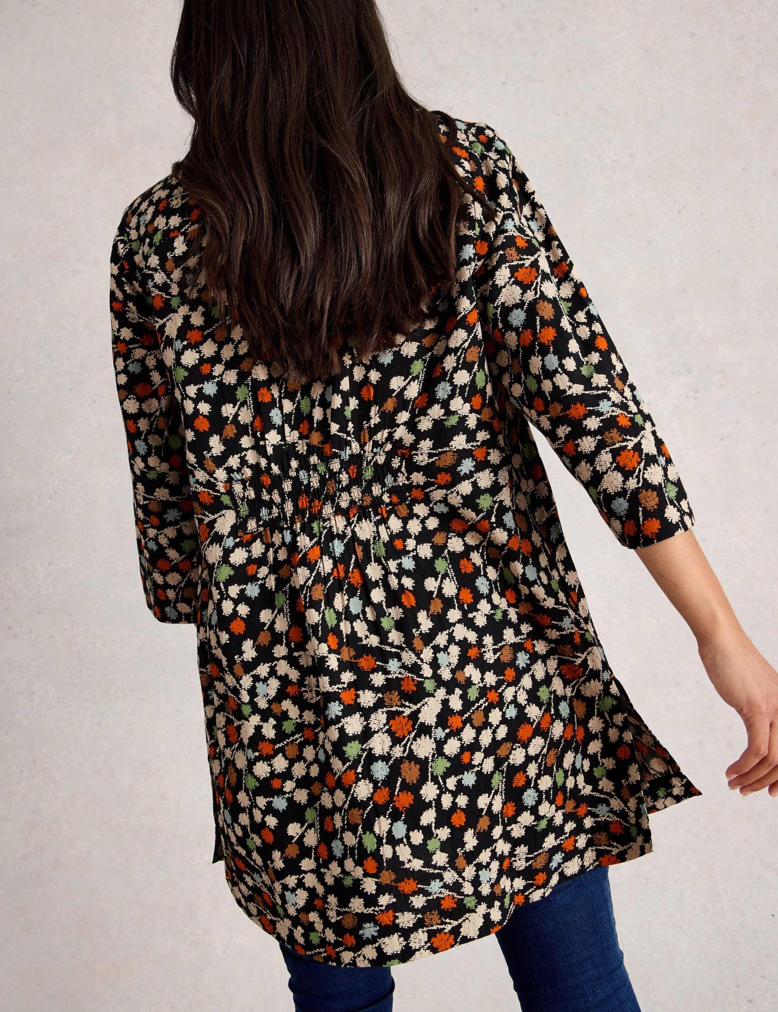 Printed Collared V-Neck Tunic 4 of 6