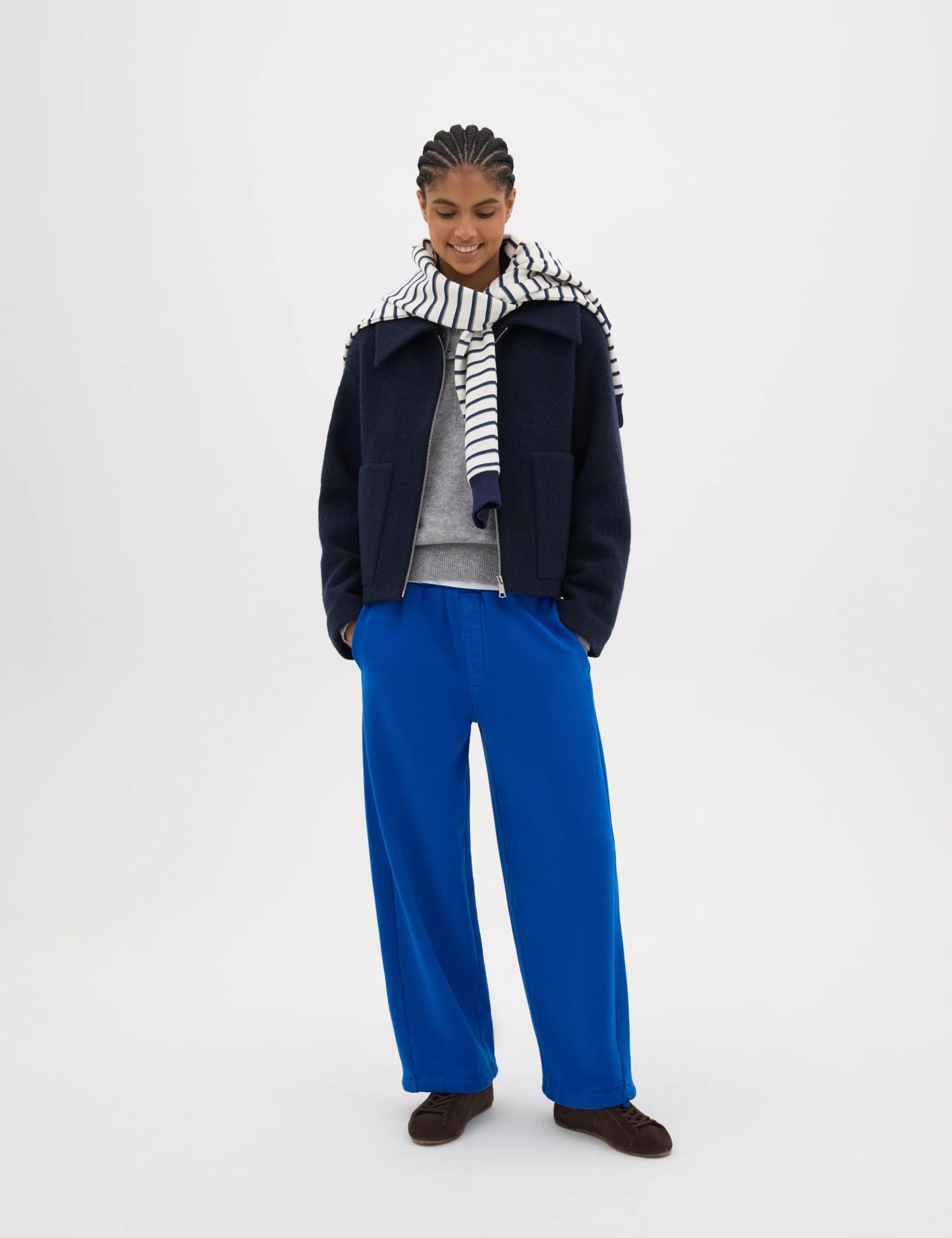 Pure Cotton Straight Leg Joggers 3 of 6