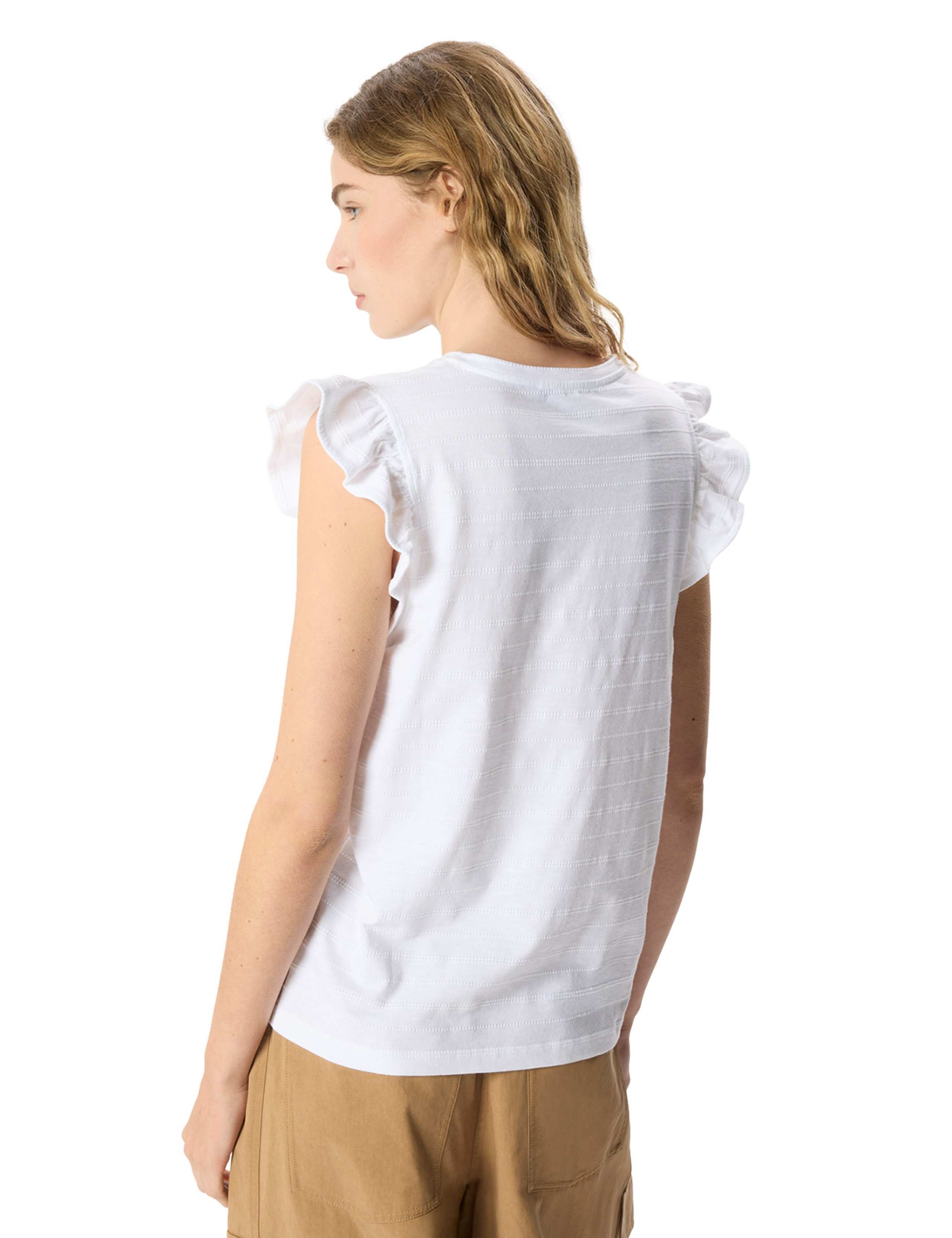 Frill Sleeve Broderie Tee 4 of 7