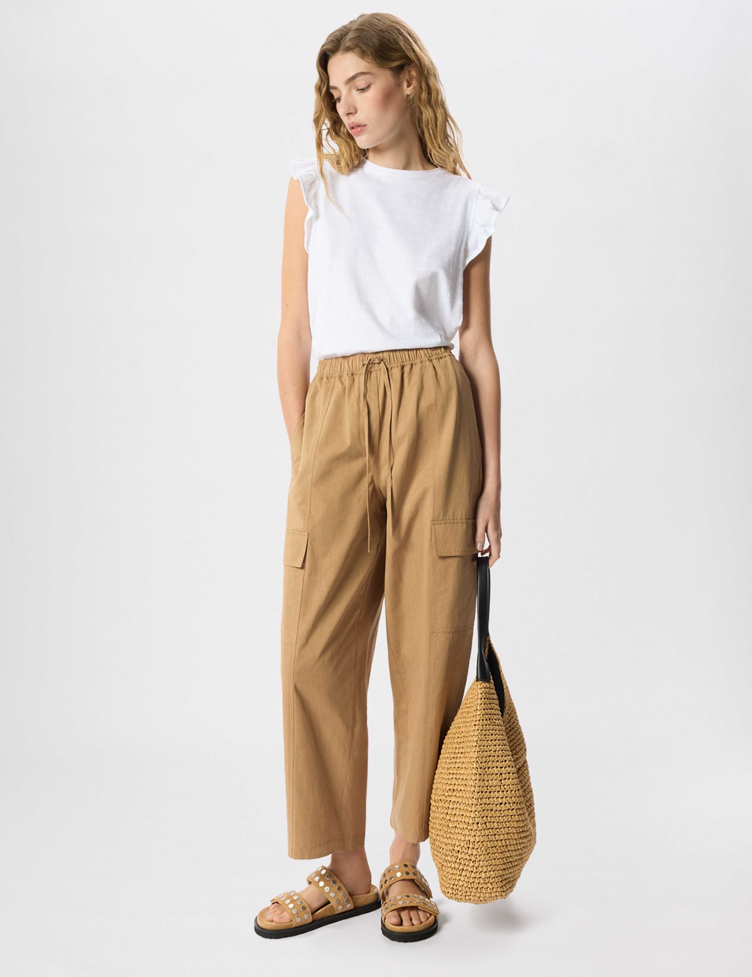 Frill Sleeve Broderie Tee 5 of 7